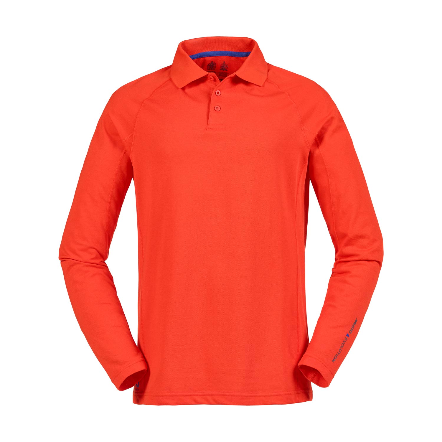 Musto Evolution Sunblock Polo À Manches Longues - Feu Orange