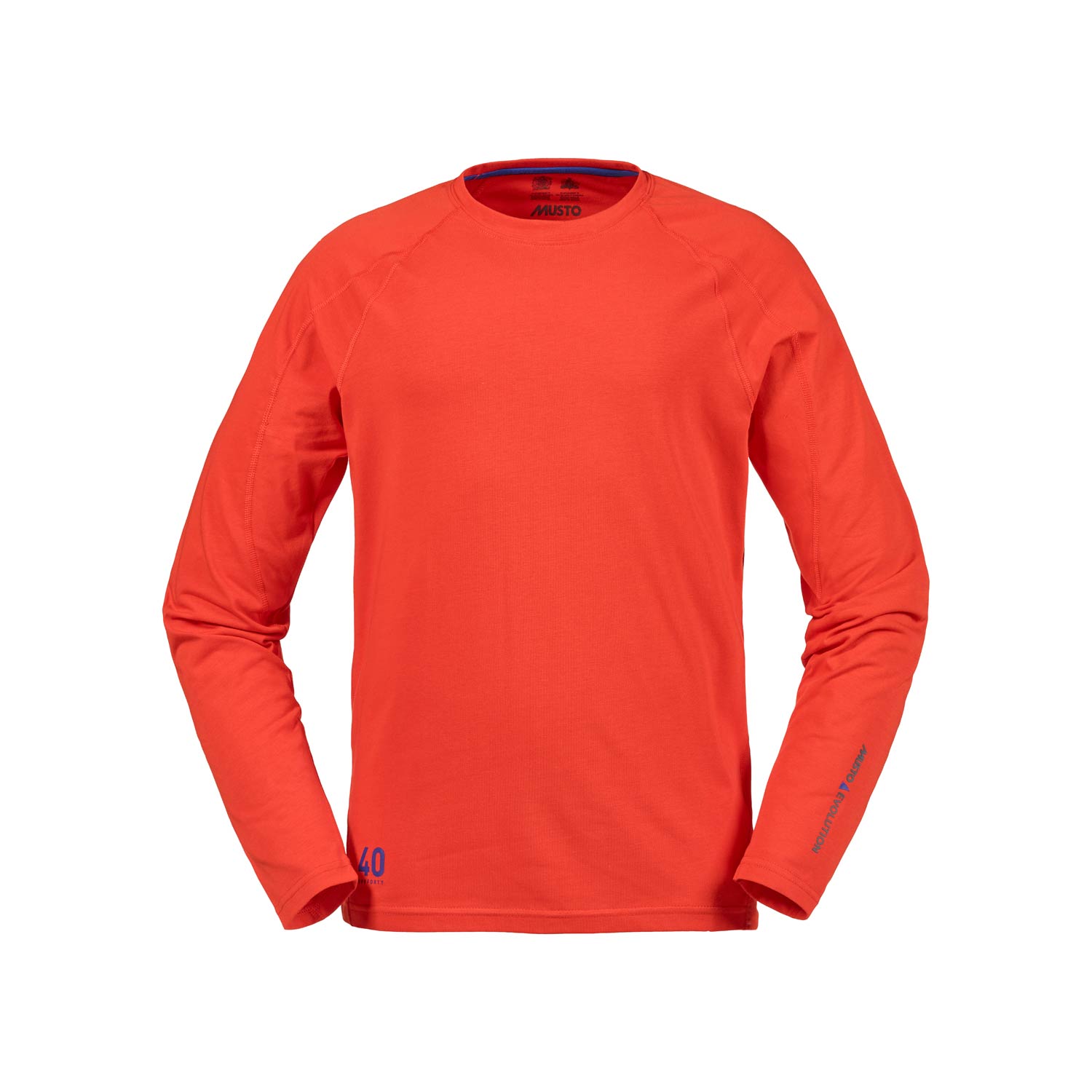 T-Shirt Musto Evolution Sunblock Manches Longues - Feu Orange
