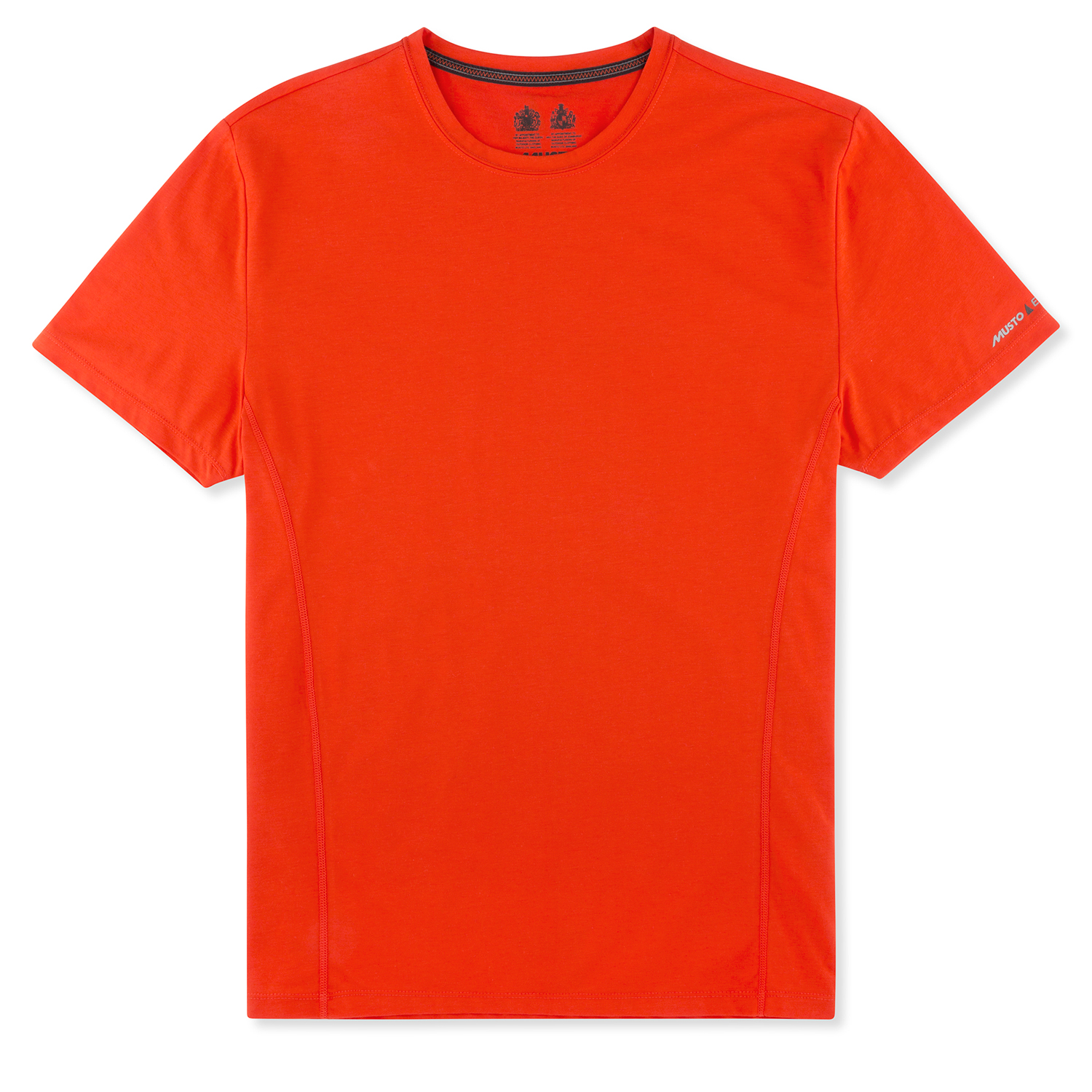 Musto Evolution Sunblock À Manches Courtes T-Shirt - Feu Orange