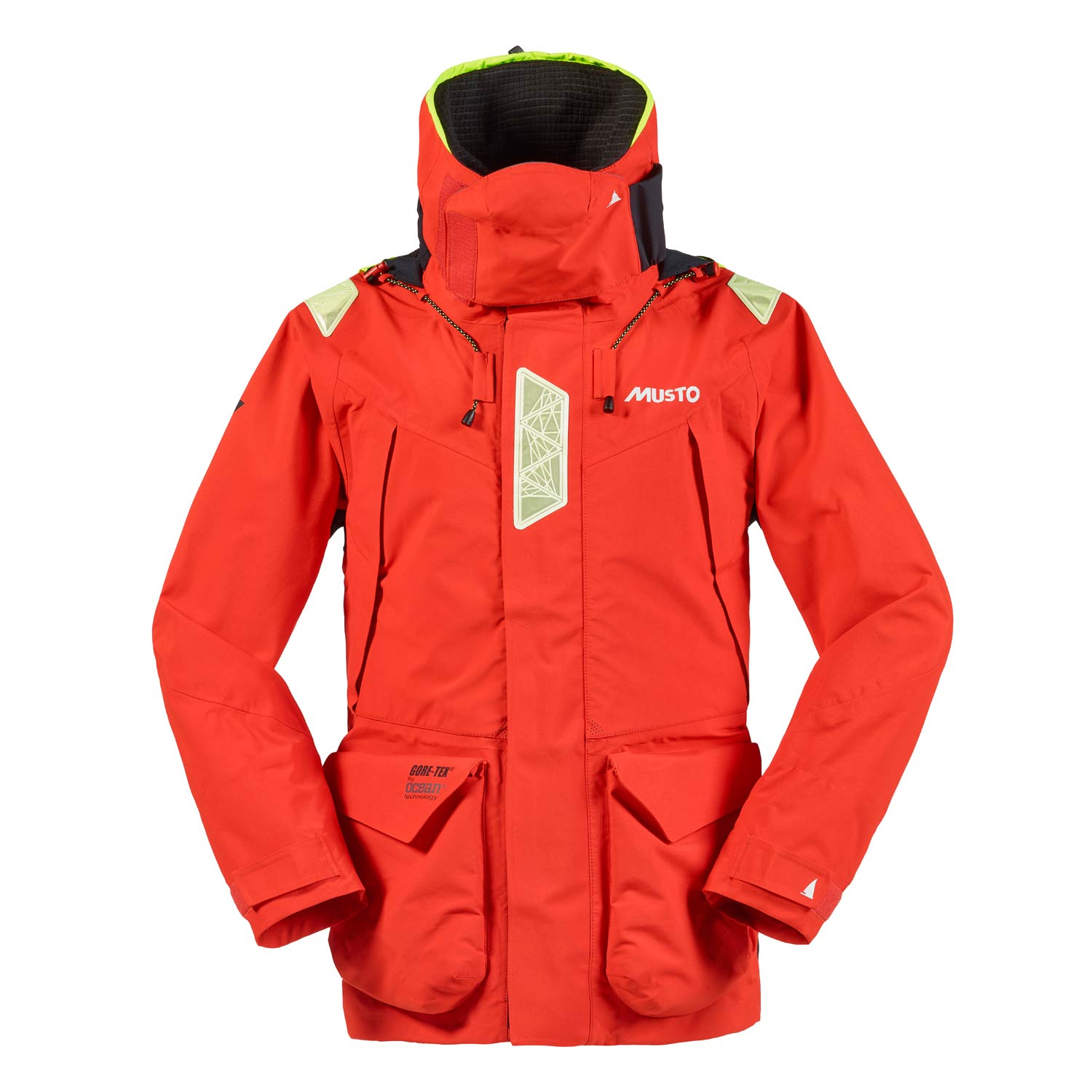 Musto Hpx Gore-Tex Ocean Jacket - Feu Orange / Noir