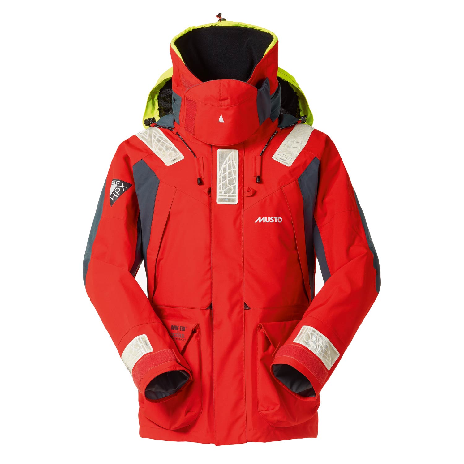 Musto Hpx Ocean Jacket - Feu Orange / Gris Foncé
