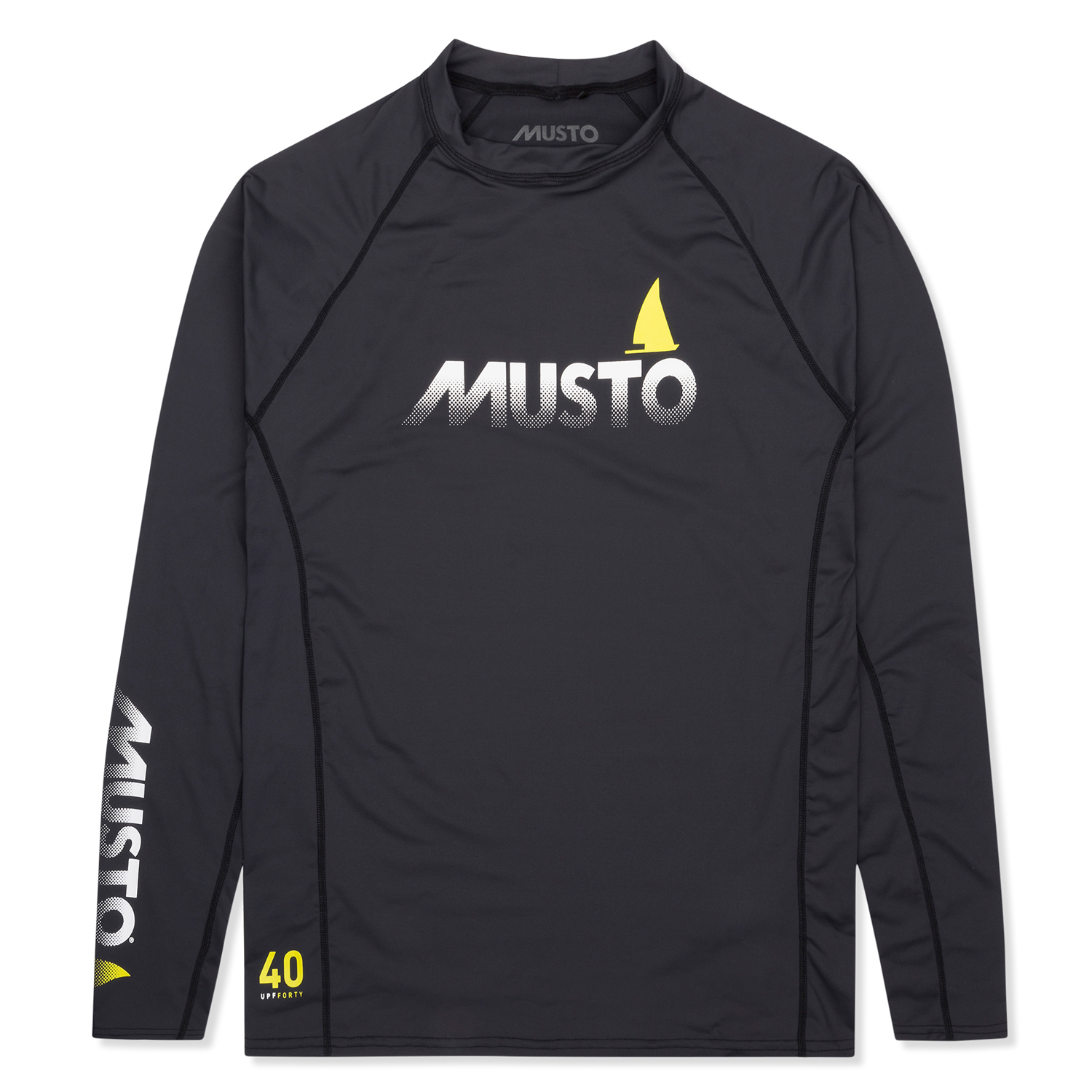 Musto Insignia Uv À Séchage Rapide Rash Guard - Noir