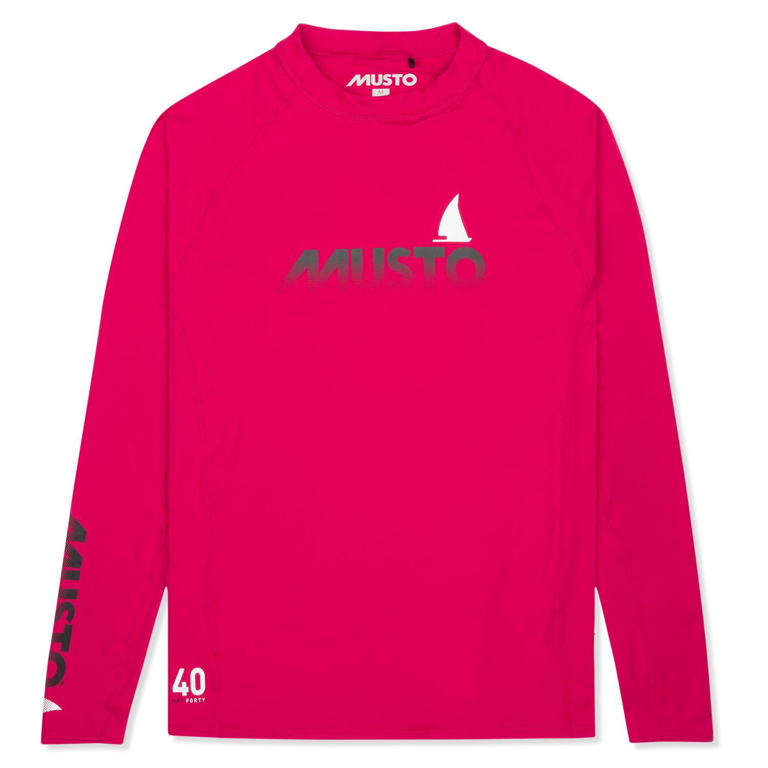 Musto Insignia Uv À Séchage Rapide Rash Guard - Cerise