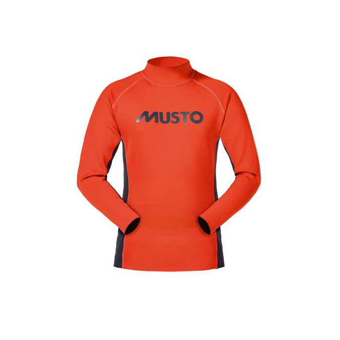 Musto Junior Néoprène Top - Feu Orange / Noir