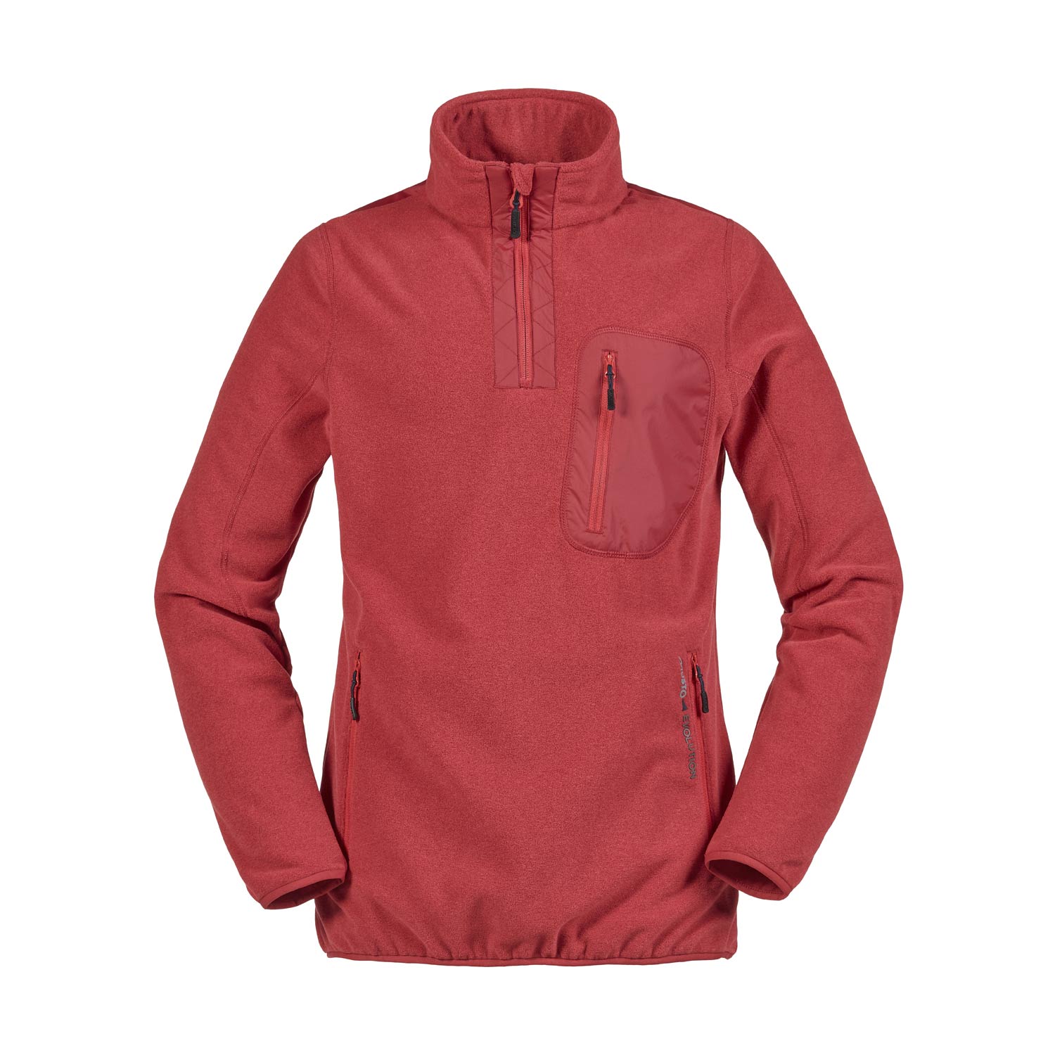 Musto Tundra 1/2 Zip Neck Fleece - Rouge / Vrai Navy