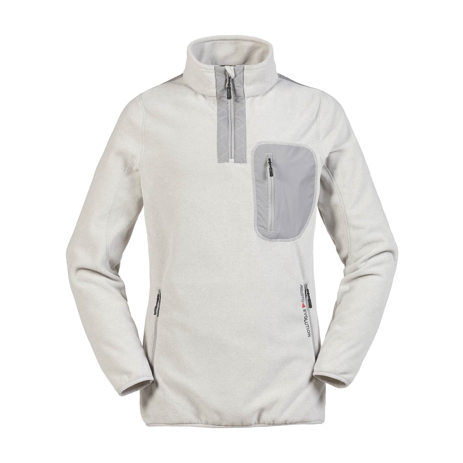 Musto Tundra 1/2 Zip Neck Fleece - Titanium / Noir