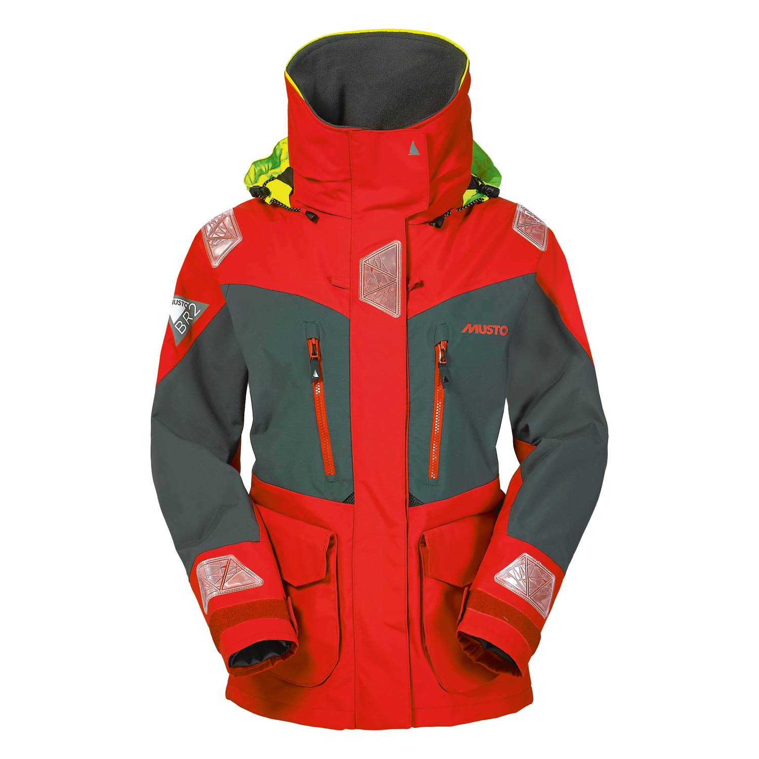 Veste Femmes Musto Br2 Offshore - Rouge / Gris Foncé