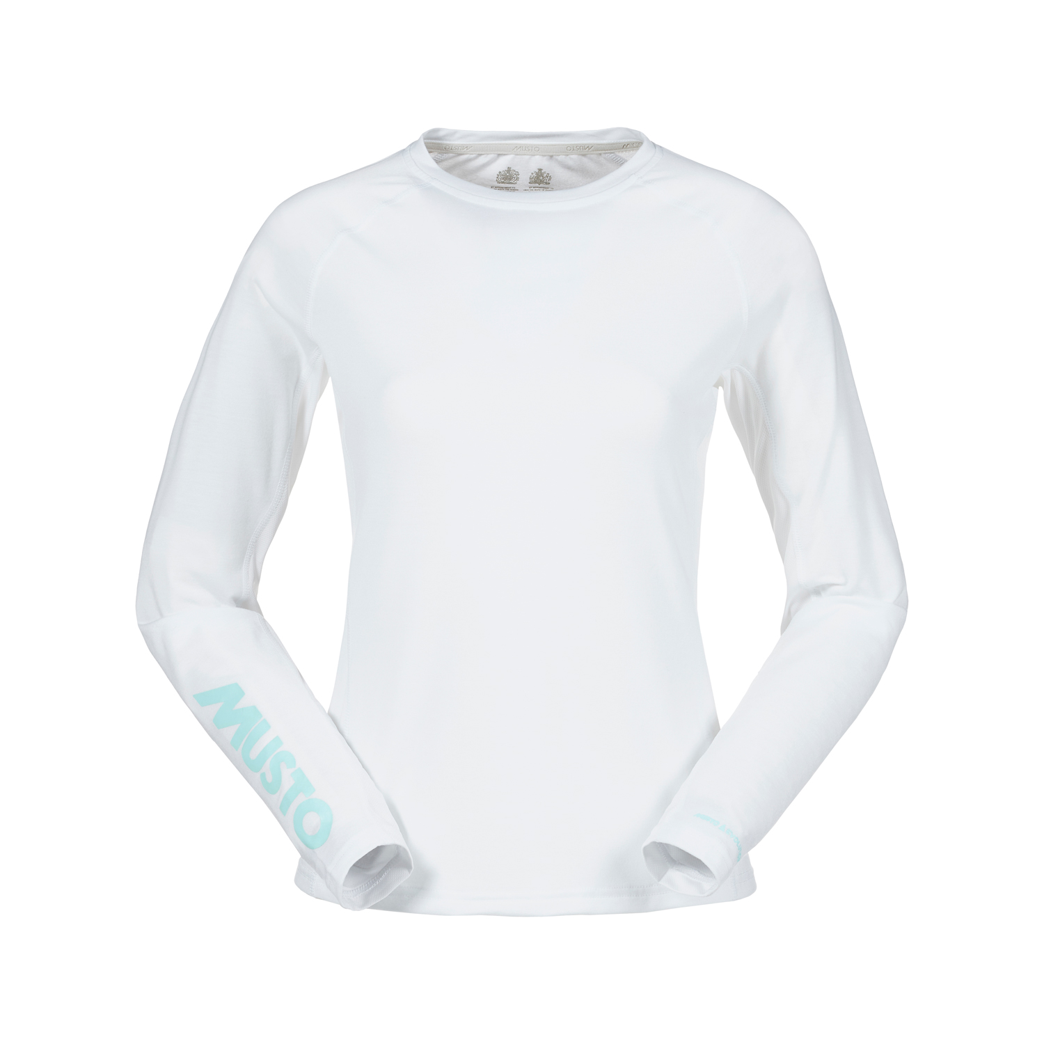 Musto Femmes Uv Essential T-Shirt Manches Longues Fast Dry - Blanc