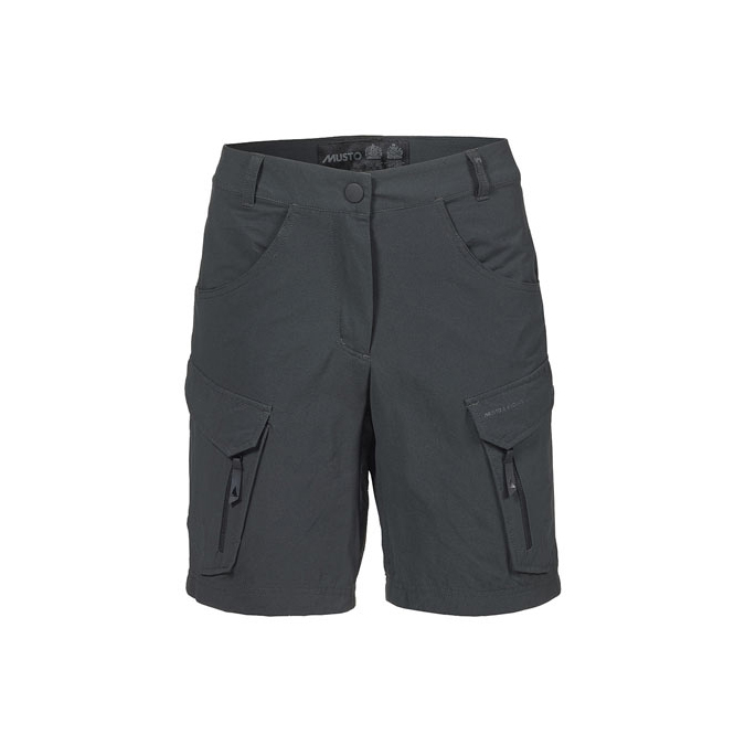 Musto Femmes Uv Essential Short Séchage Rapide, - Carbone