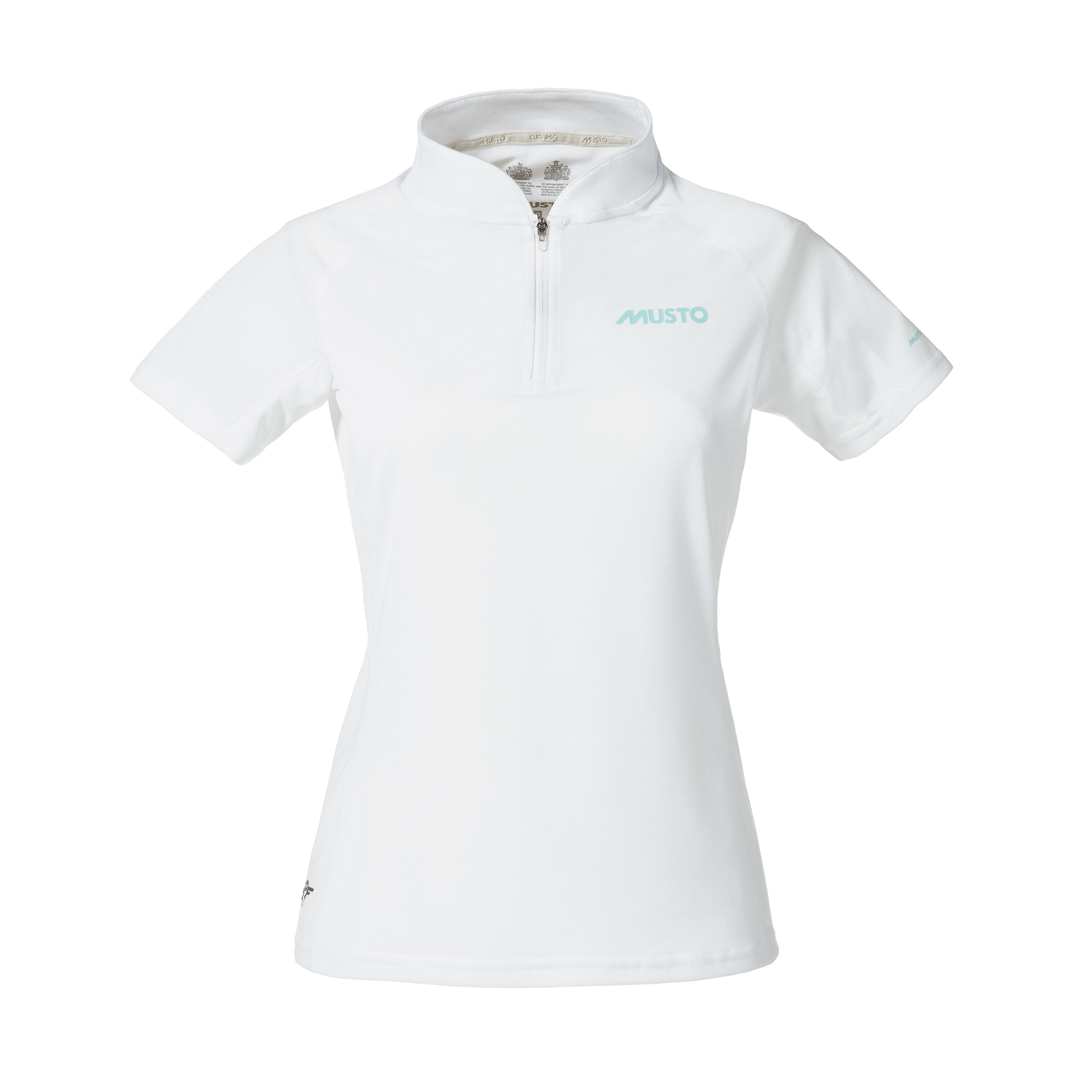 Musto Femmes Uv Essential Postal Sec Rapide Cou - Blanc