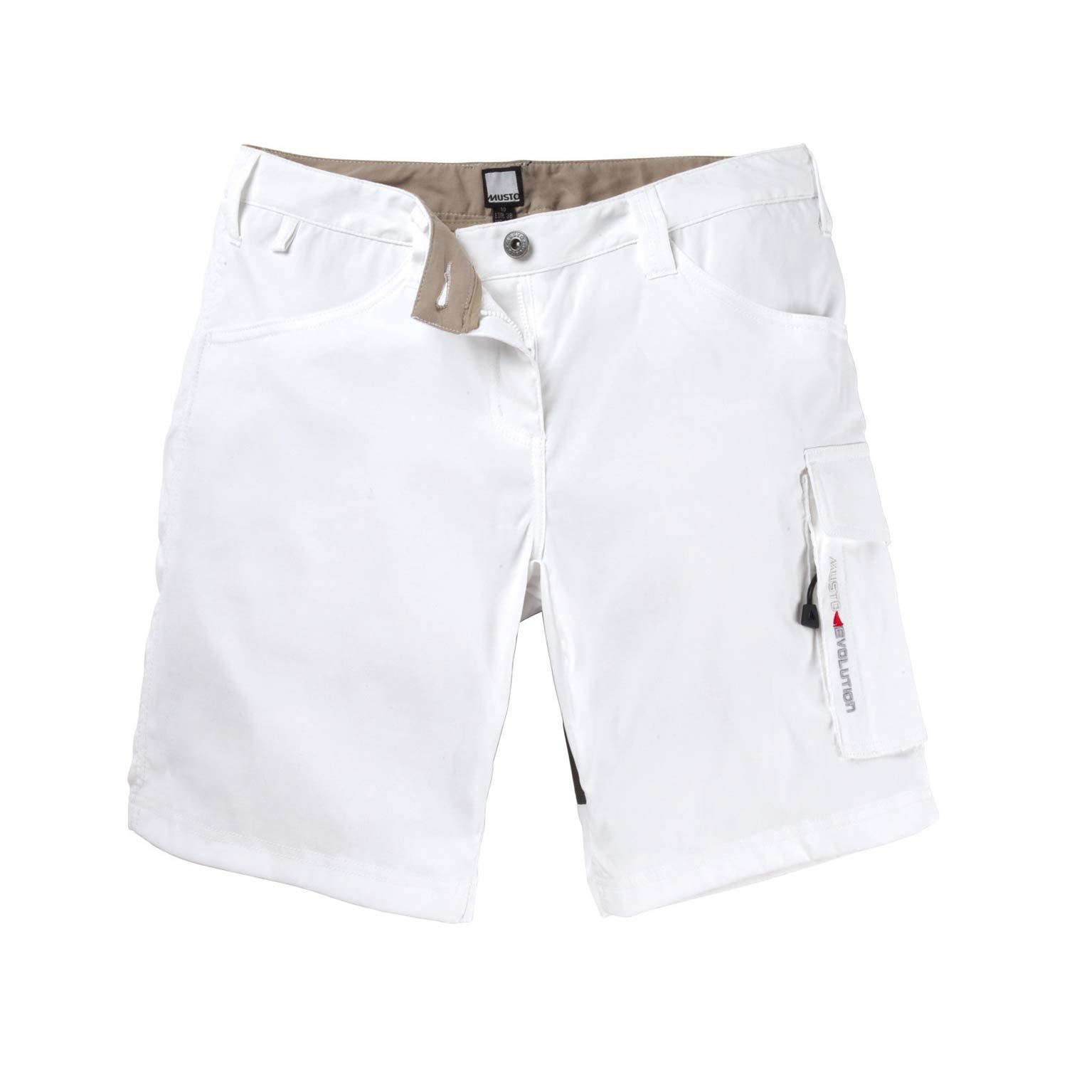 Femmes Musto Evolution Performance Shorts Uv - Blanc