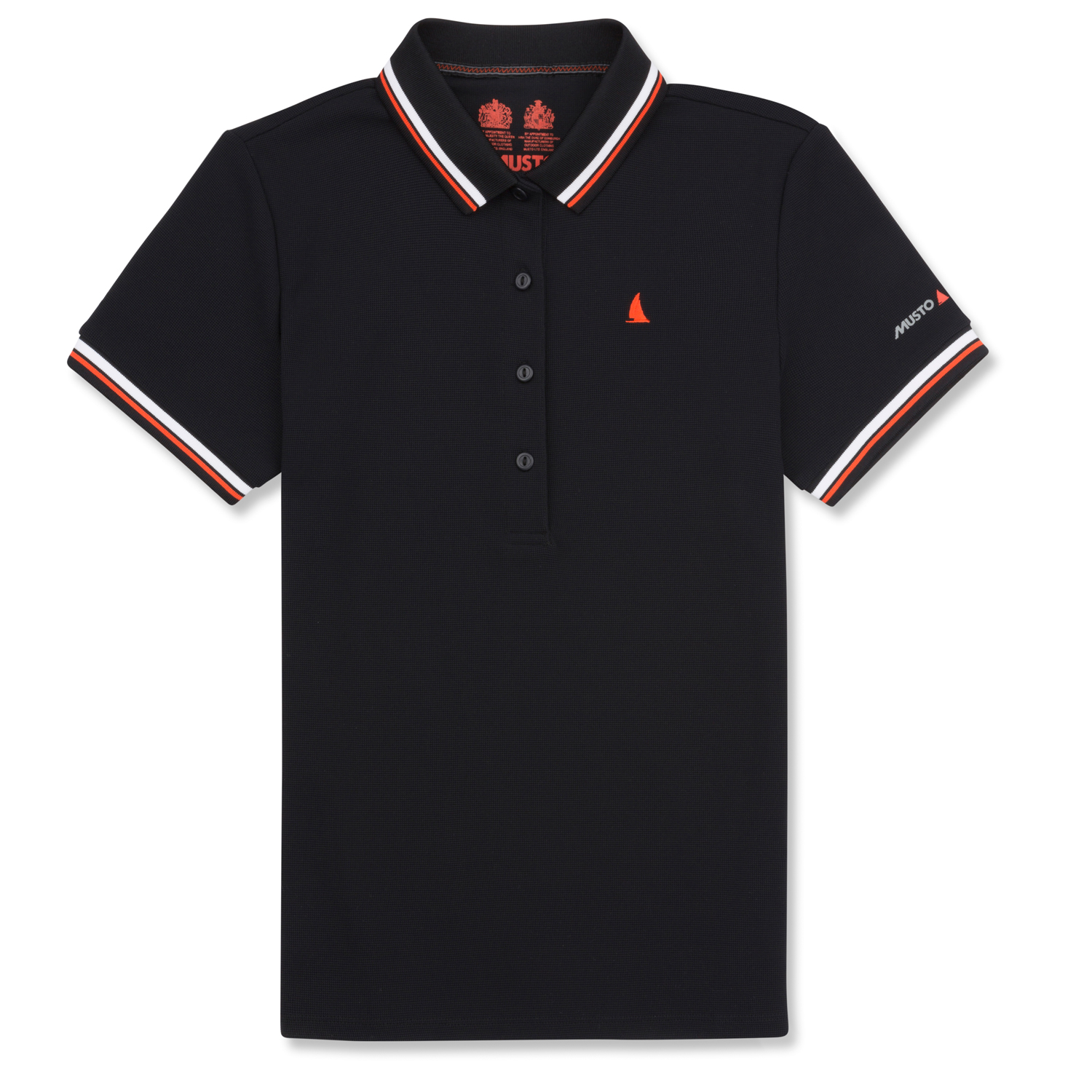 Musto Womens Evolution Pro Lite Polo À Manches Courtes - Noir