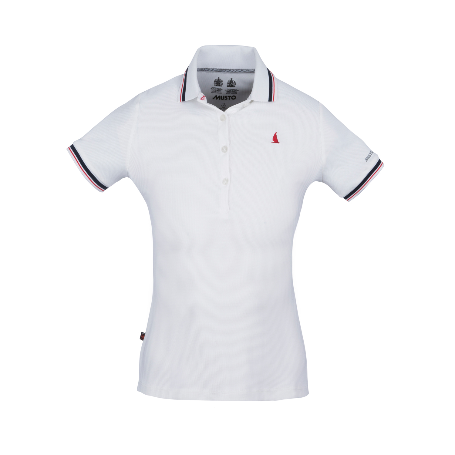 Musto Womens Evolution Pro Lite Polo À Manches Courtes - Blanc