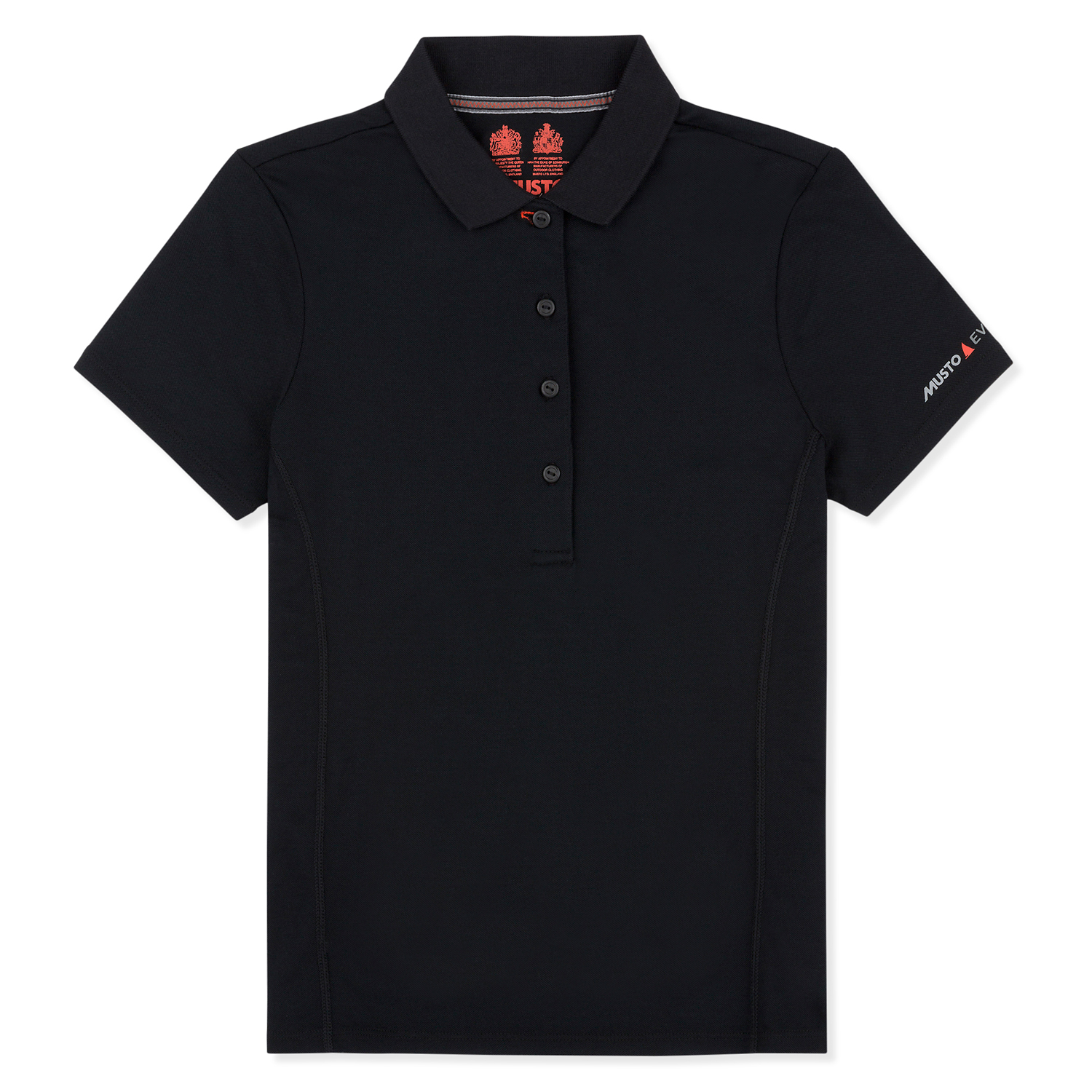 Musto Womens Evolution Sunblock À Manches Courtes Polo - Noir