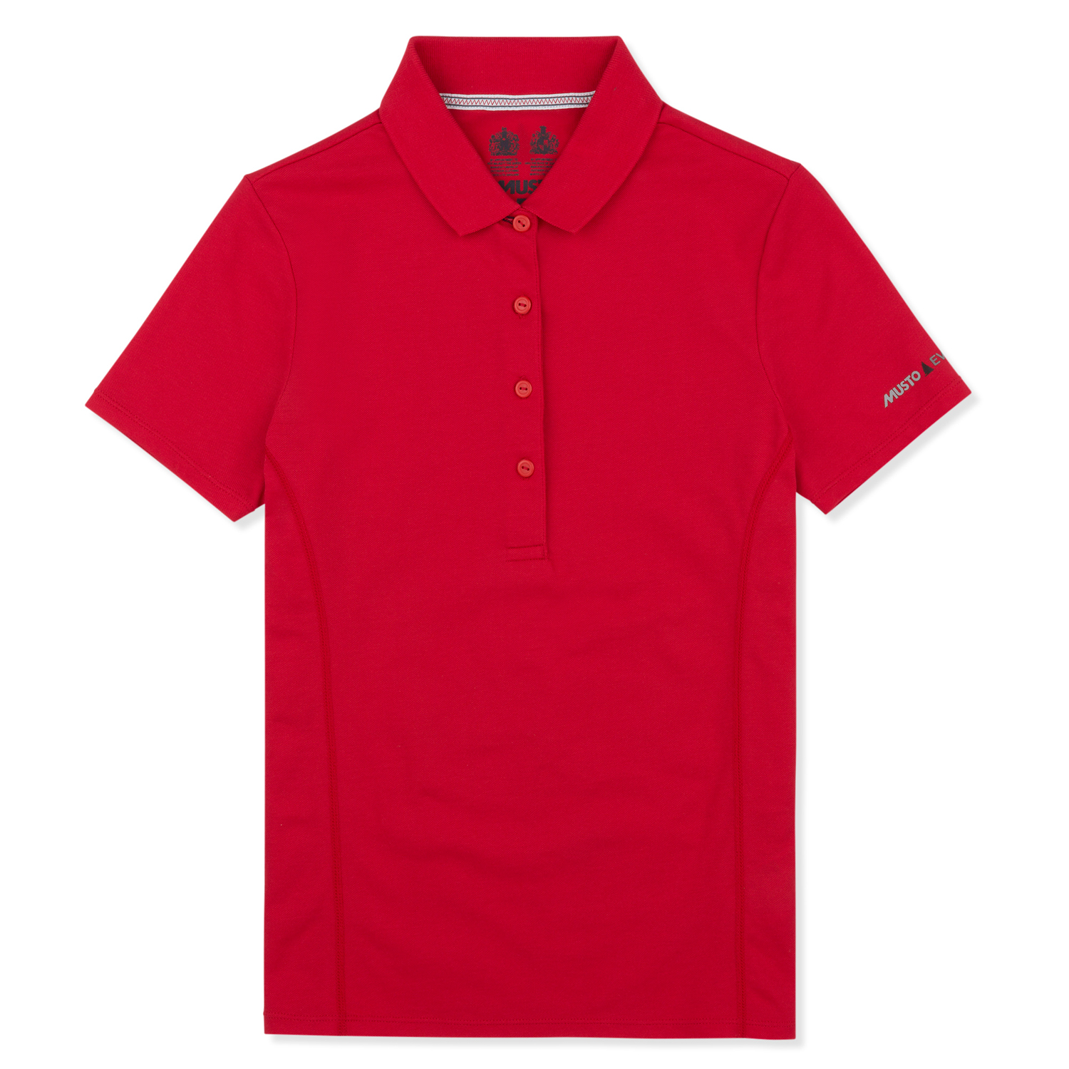 Musto Womens Evolution Sunblock À Manches Courtes Polo - True Red