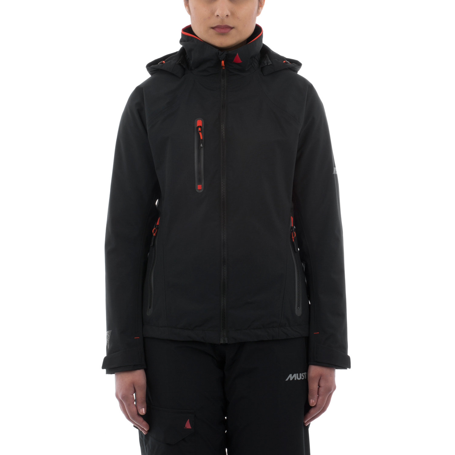 Musto Womens Sardinia Br1 Veste 2019 - Noir / Orange Feu