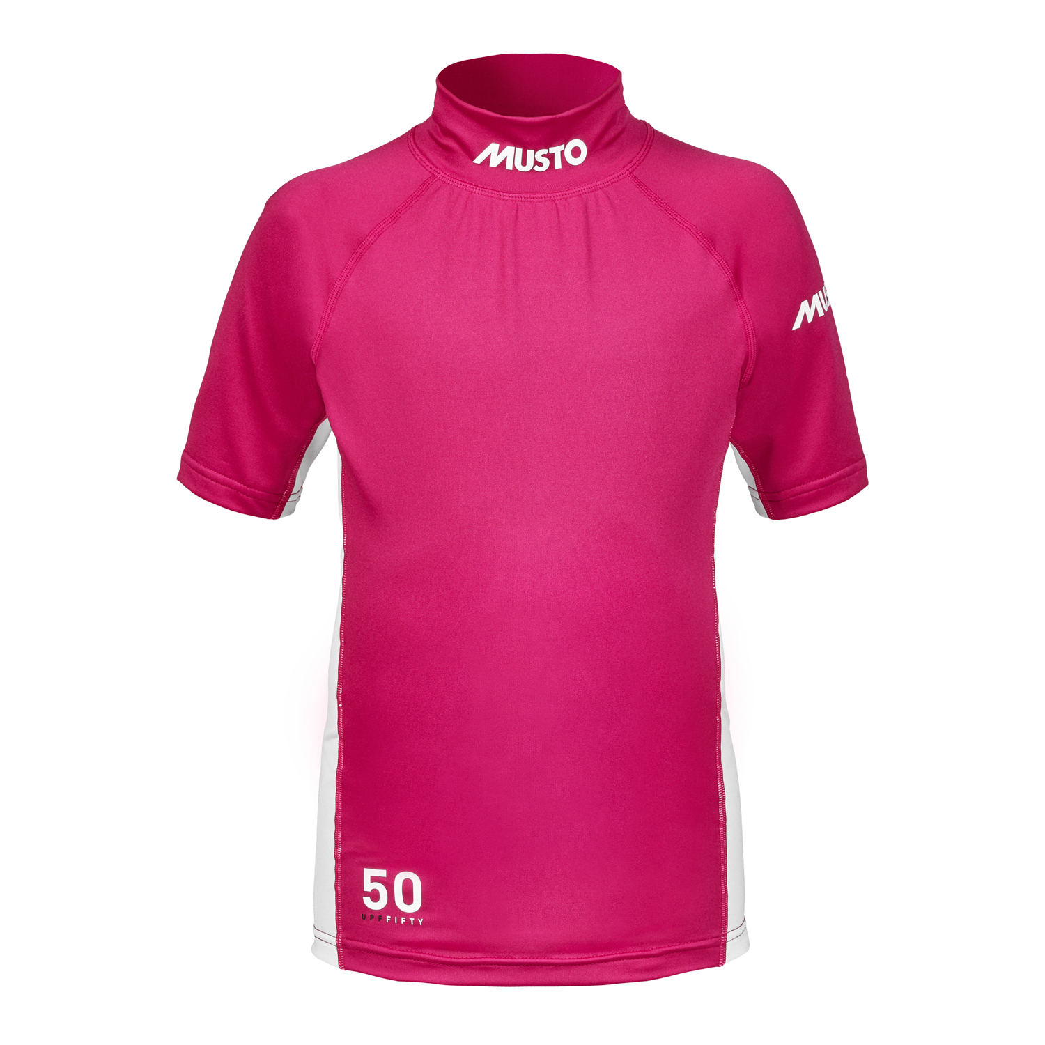 Championnat Des Jeunes Musto Sunblock Manches Courtes Rash Guard - Cerise