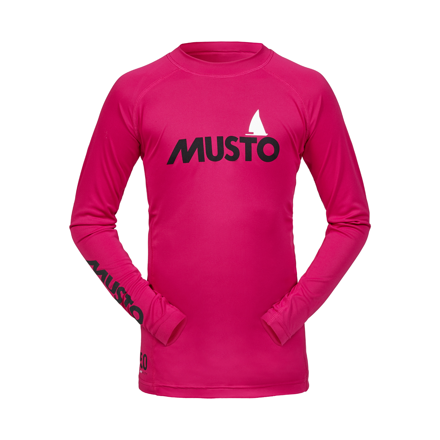 Musto Youth Insignia Uv À Séchage Rapide Rash Guard - Cerise