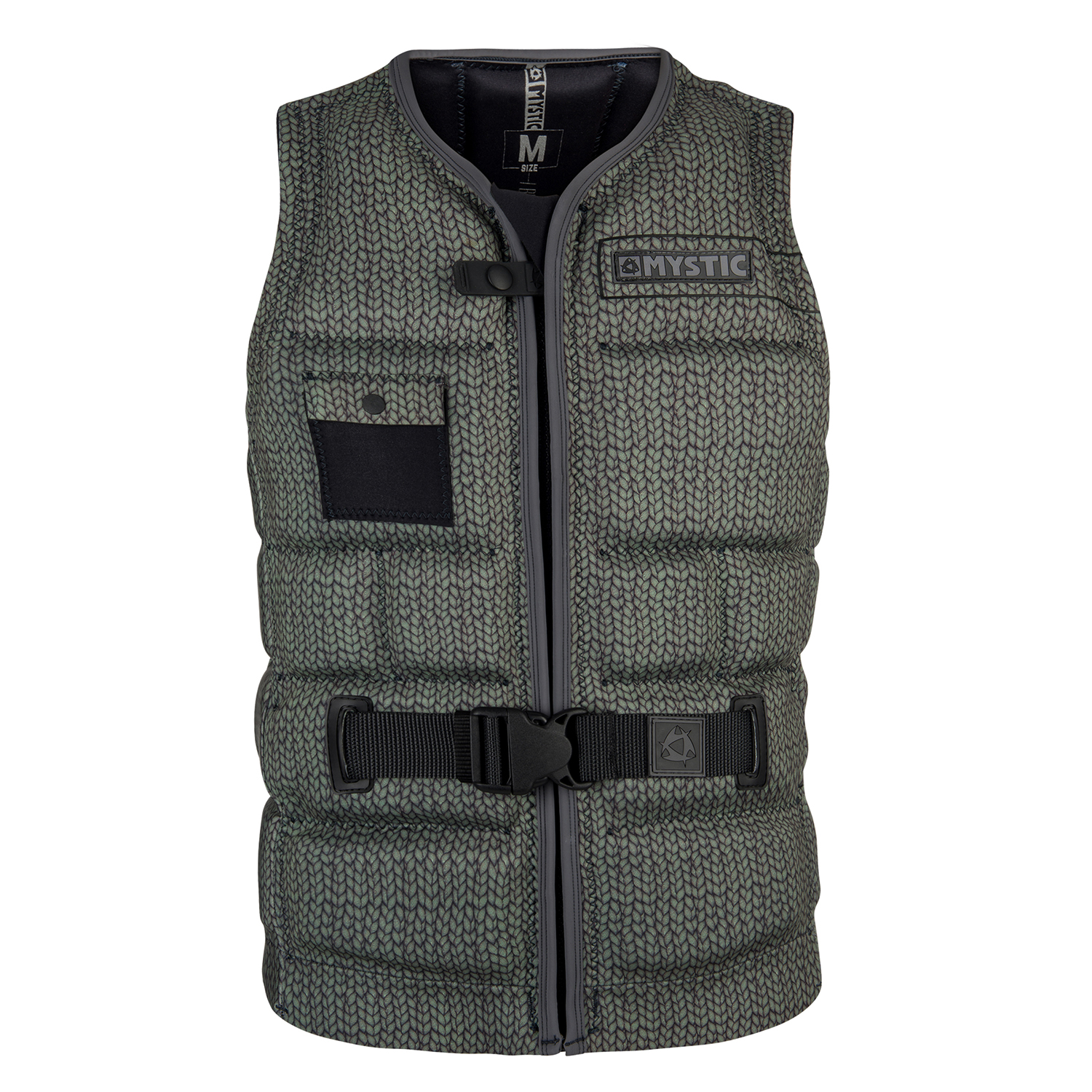 Mystic Break Boundaries Front-Zip Impact Gilet - Armée