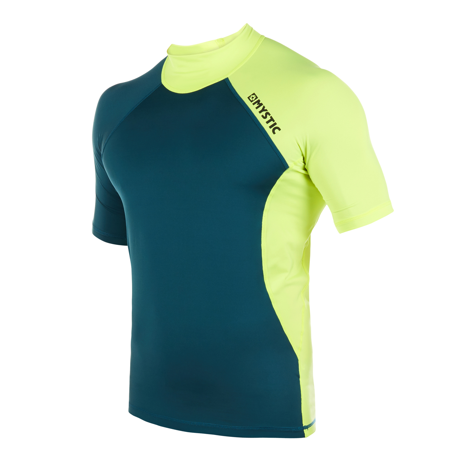 Mystic Crossfire Vest Rash À Manches Courtes - Lime