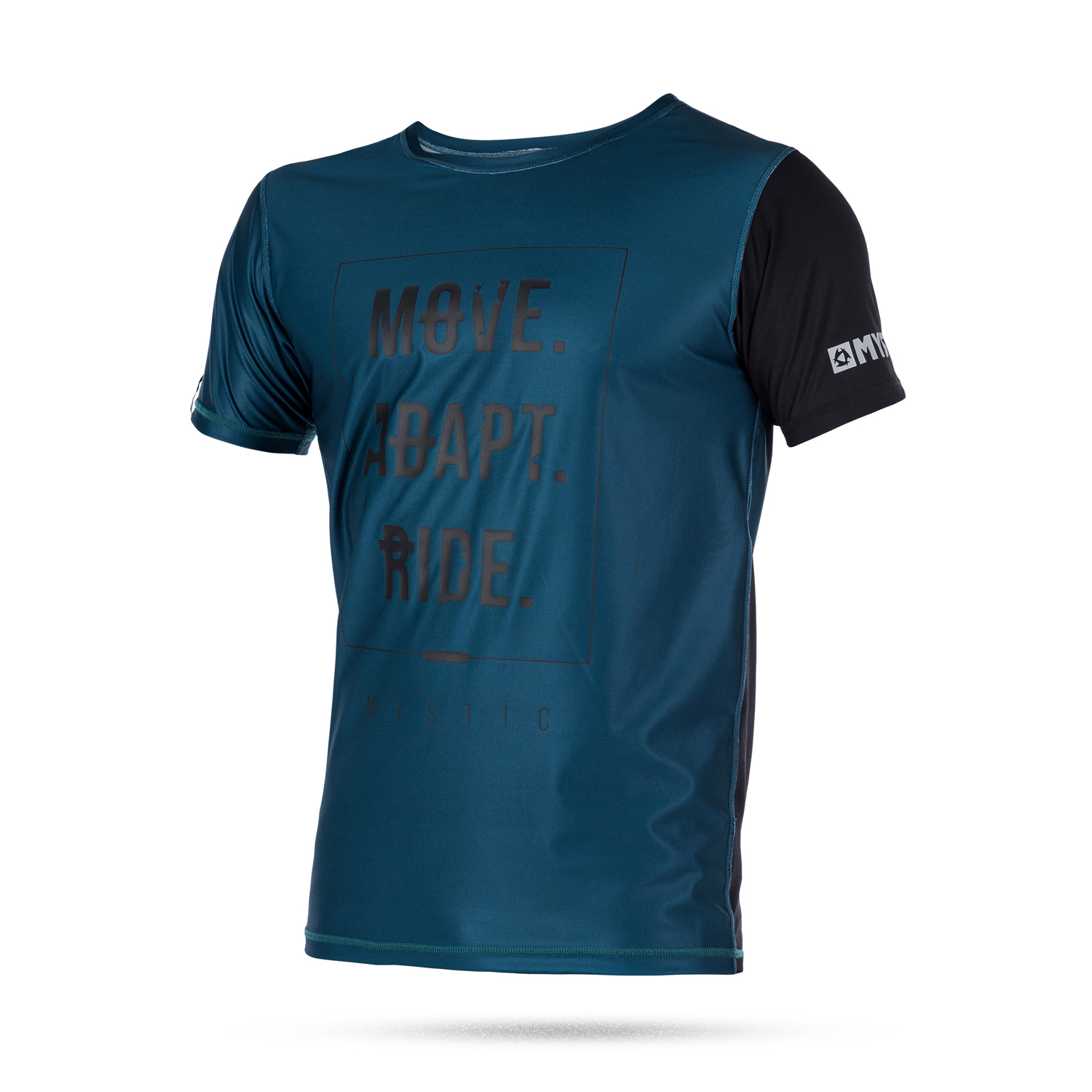 Mystic Kitesurf Block Manches Courtes Quickdry Top - Sarcelle