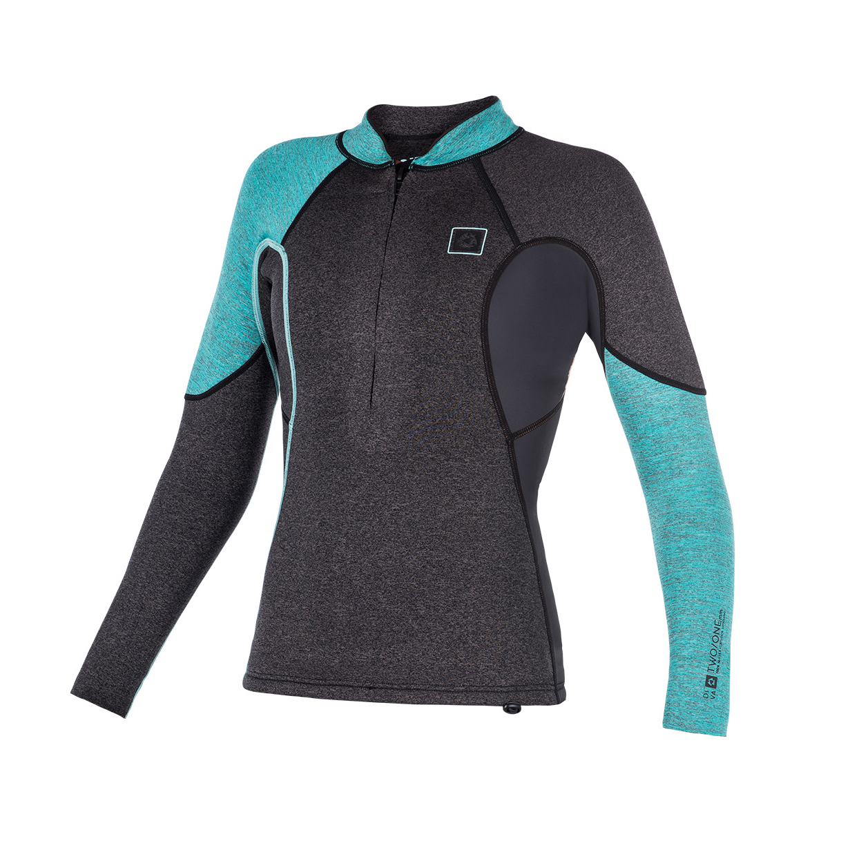 Mystic Womens Diva Longsleeve Néoprène Top - Gris