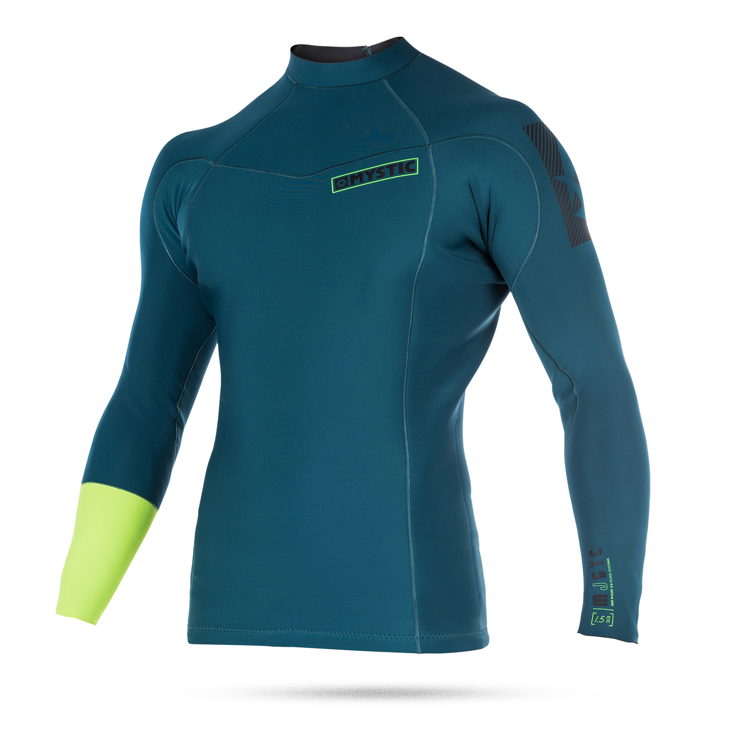 Mystic Kitesurf Majestic Néoprène 1.5Mm Manches Longues Vest - Lime