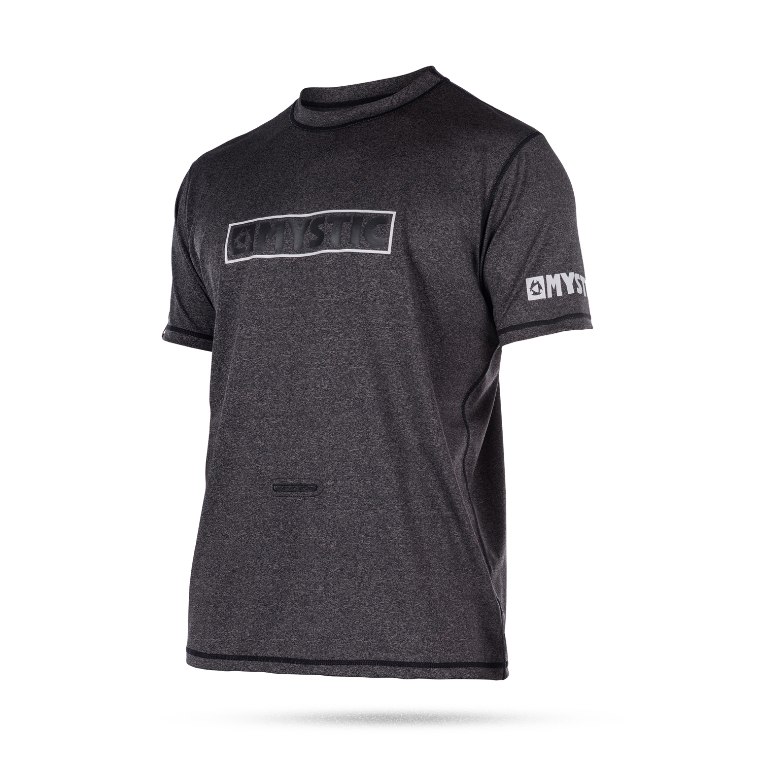 Mystic Kitesurf Majestic À Manches Courtes Rash Vest - Noir