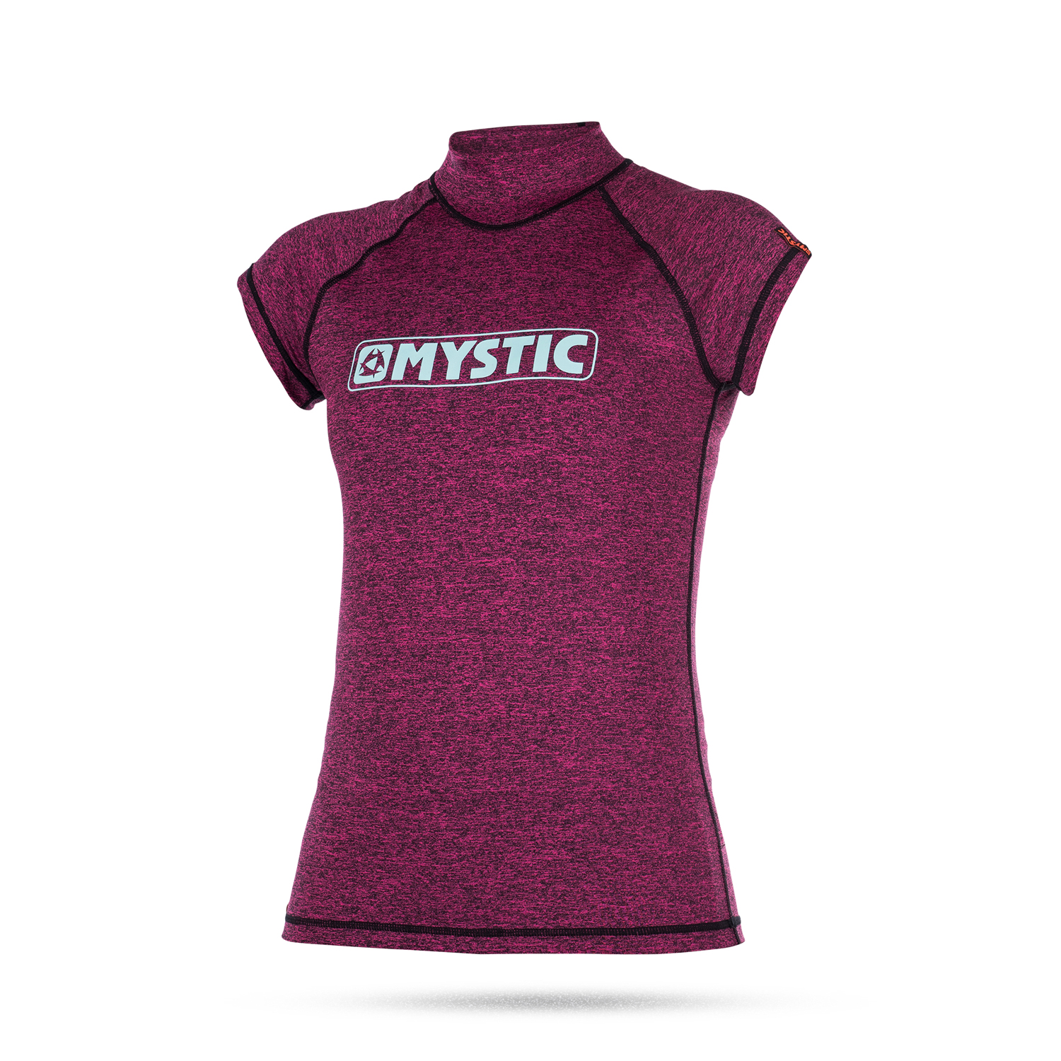Mystic Womens Étoile À Manches Courtes Rash Vest - Rose