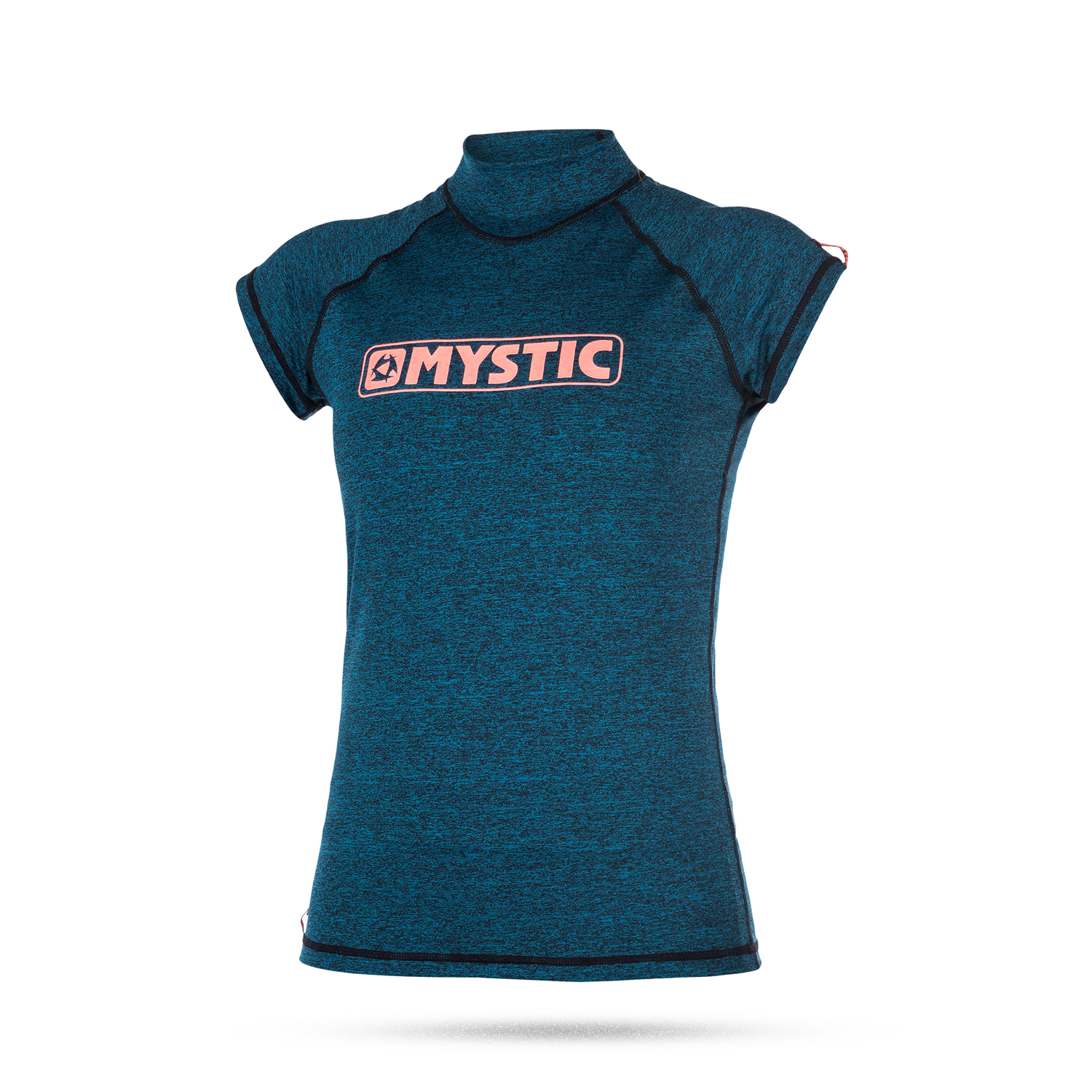 Mystic Womens Étoile À Manches Courtes Rash Vest - Teal
