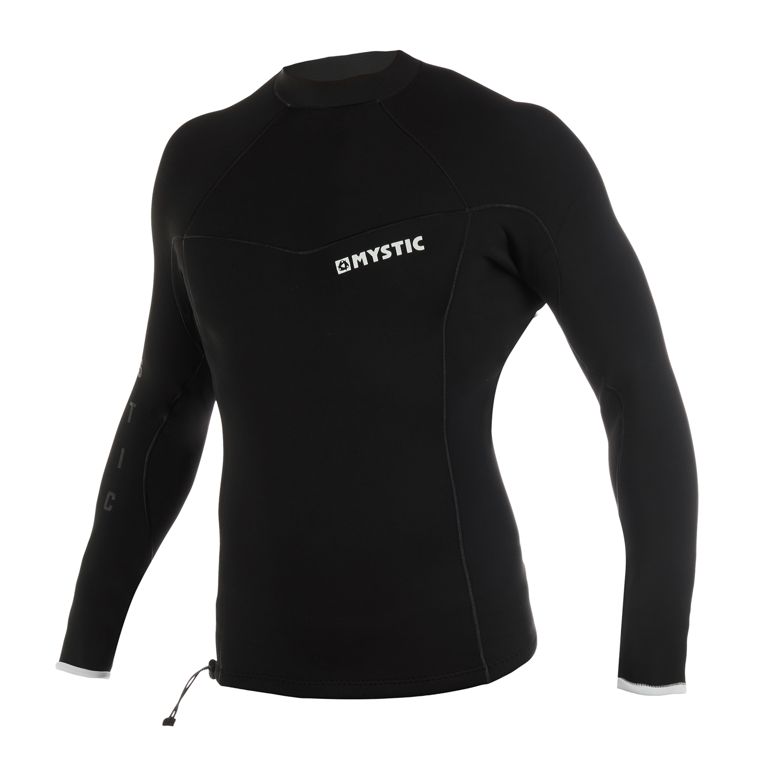 Mystic Majestic Gilet En Néoprène À Manches Longues 1,5 Mm - Noir / Blanc