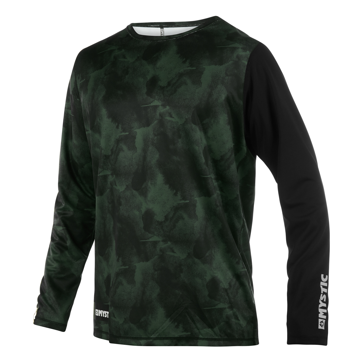 Haut À Manches Longues Mystic Majestic Quickdry - Olive Foncé