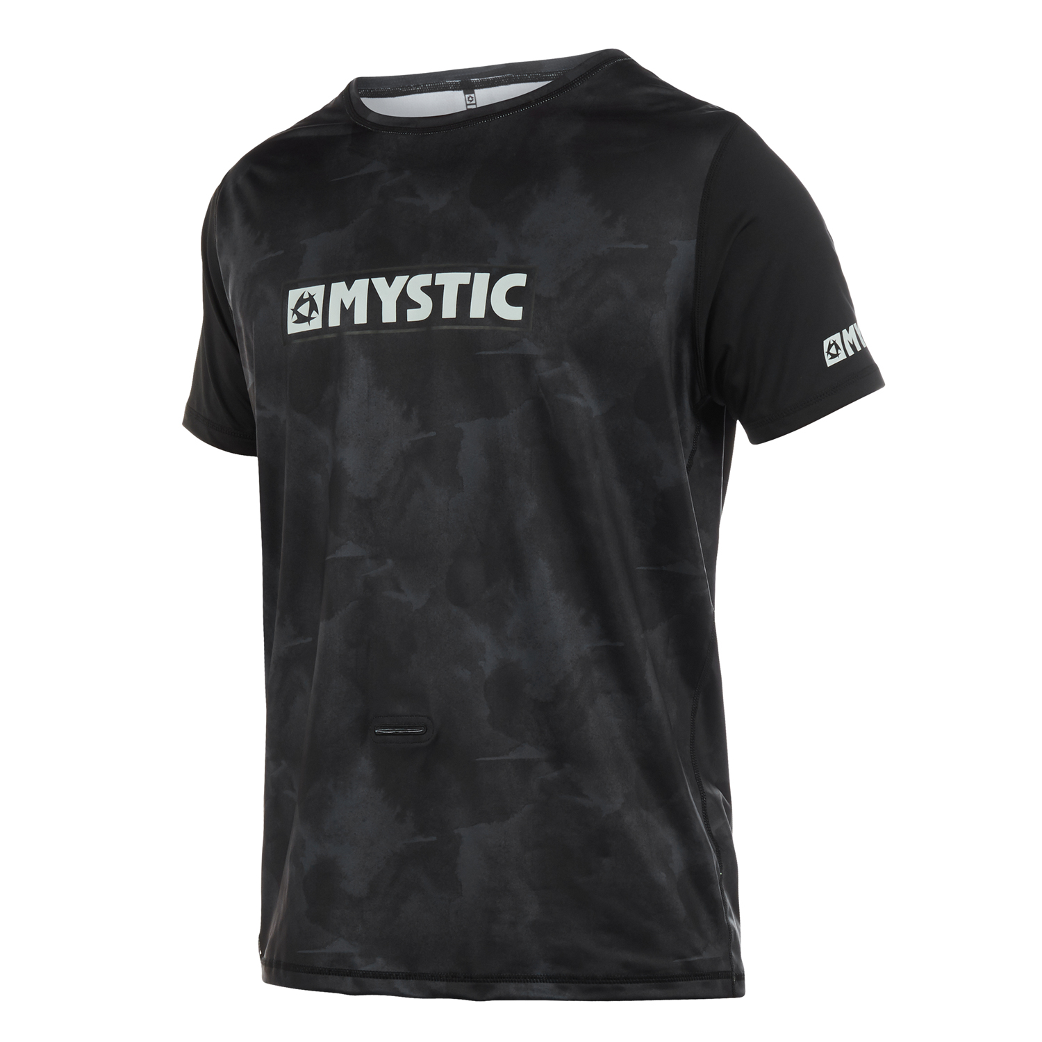 Mystic Majestic Loosefit Rash Vest À Manches Courtes - Noir