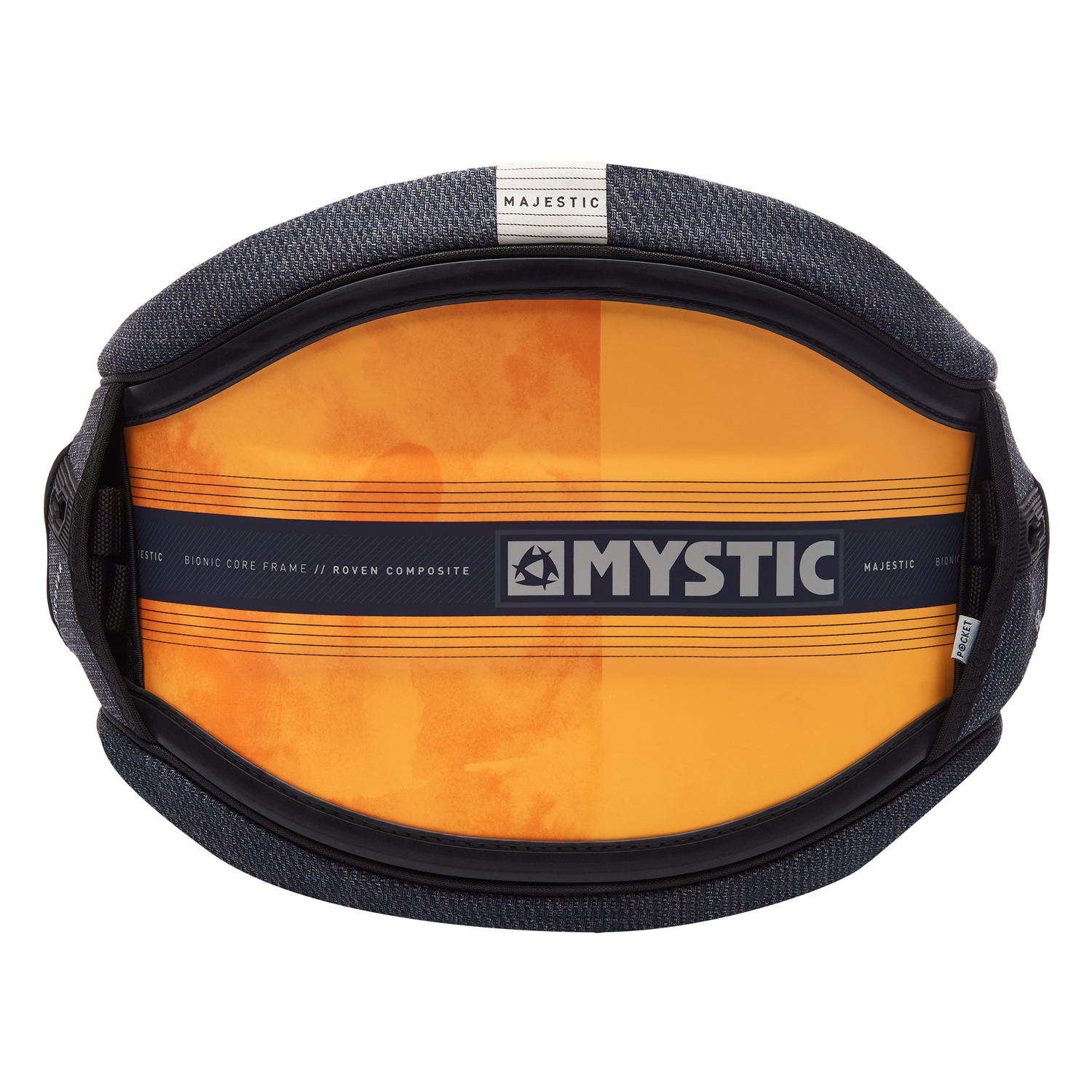 Mystic Majestic Waist Harness - Bleu Marine / Orange - Barre De Protection Sans Écart