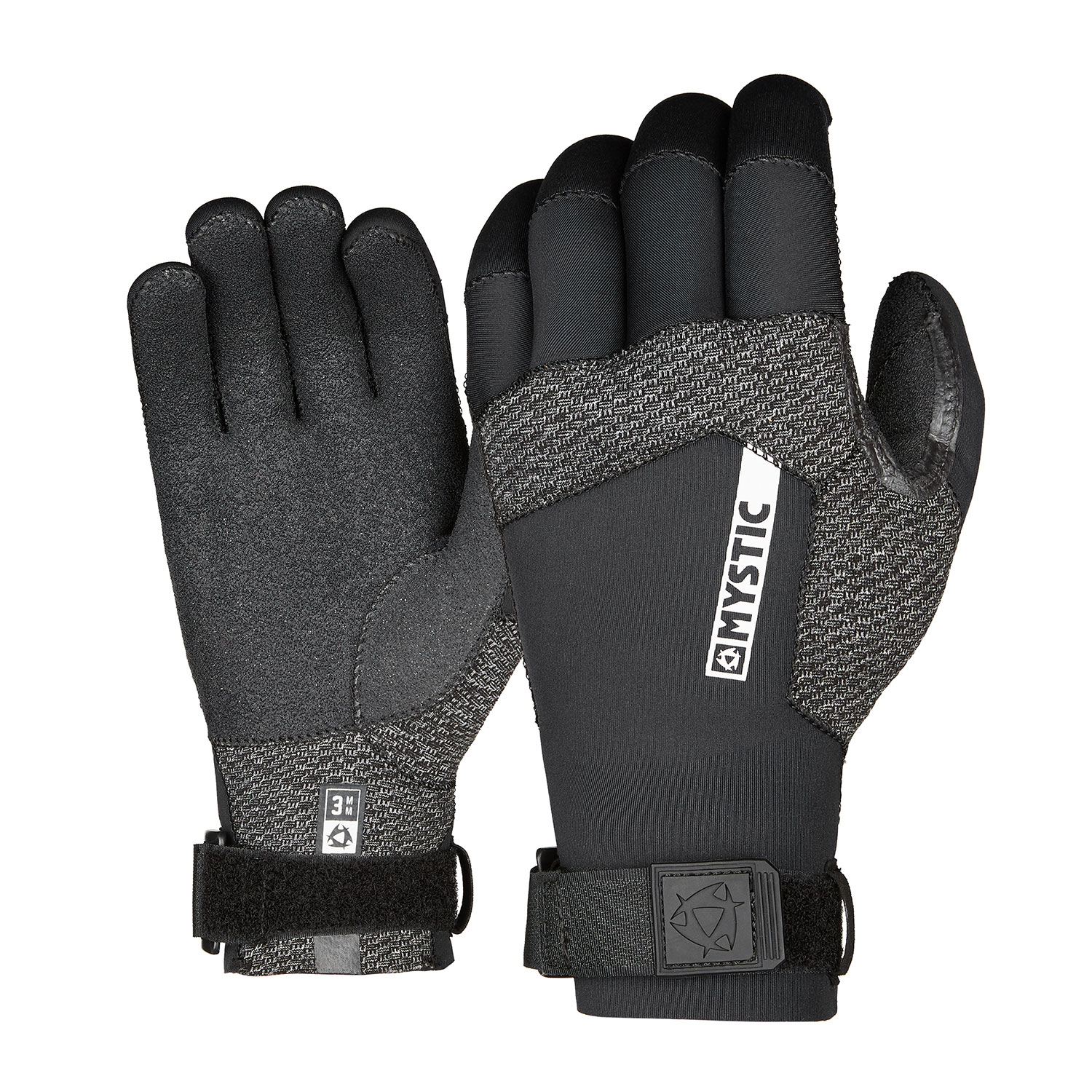 Mystic Marshall Gants De Combinaison Precurved 3Mm - Noir