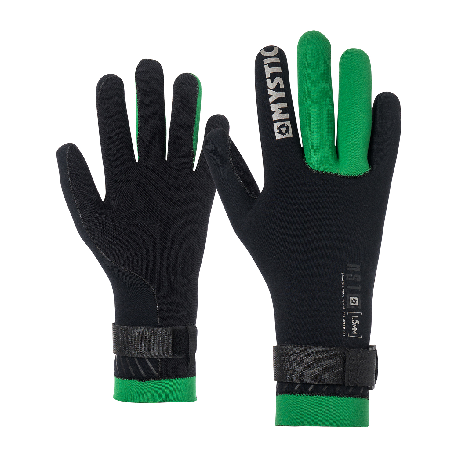 Gants Mystic Merino 1.5Mm Laine - Noir