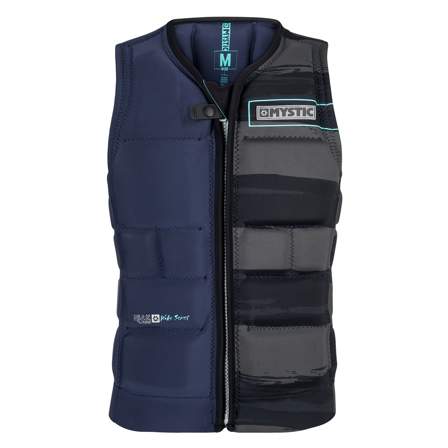 Mystic Nick Davies Gilet Impact Avant À Glissière - Menthe