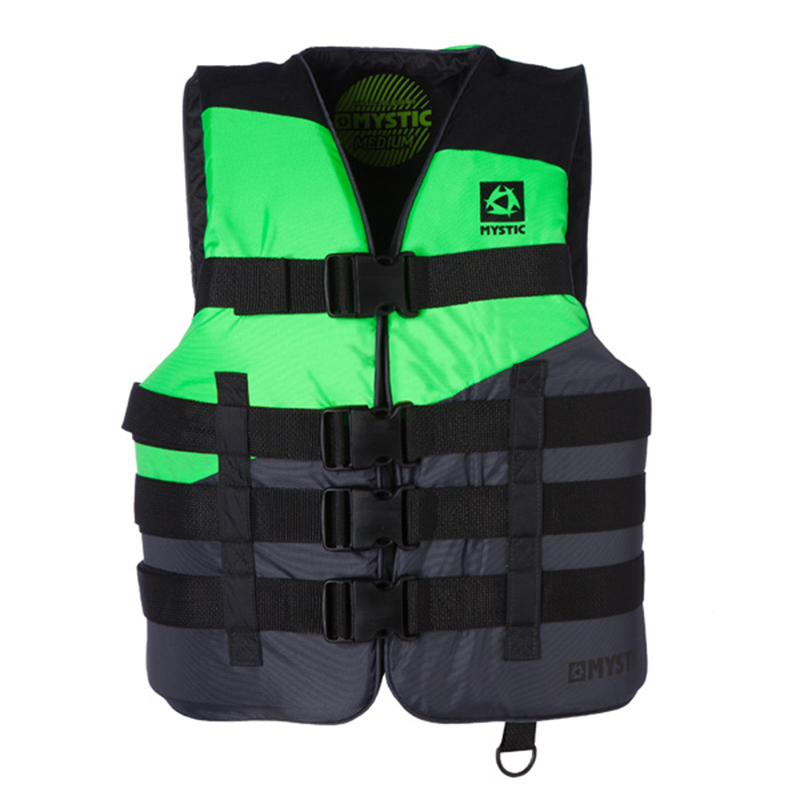 Gilet De Flottaison À Impact Avant Et À Fermeture Éclair Mystic Rental Avant - Noir