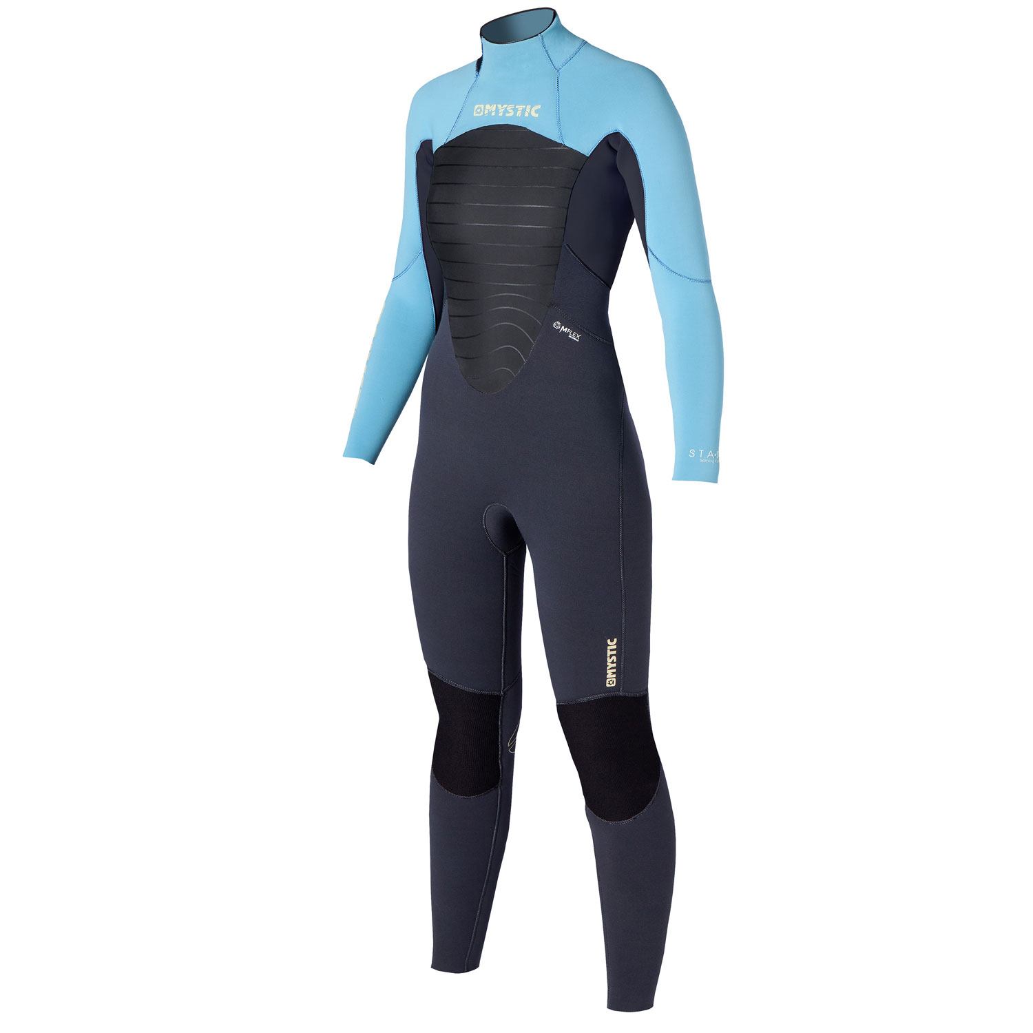 Mystic Womens Star 5 / 4Mm Gbs Backzip Wetsuit 2015 - Bleu