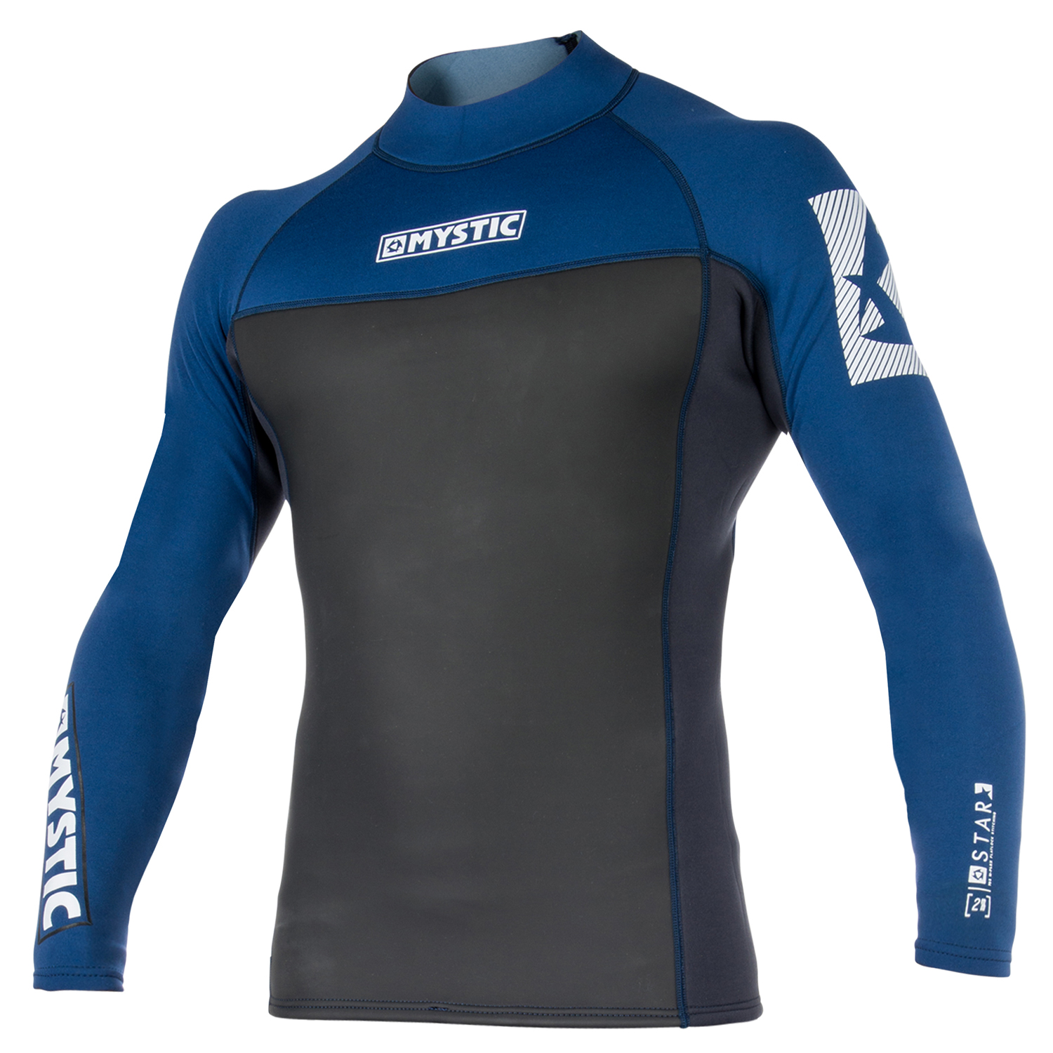 Mystic Star Gilet En Néoprène 2 Mm À Manches Longues - Bleu Marine