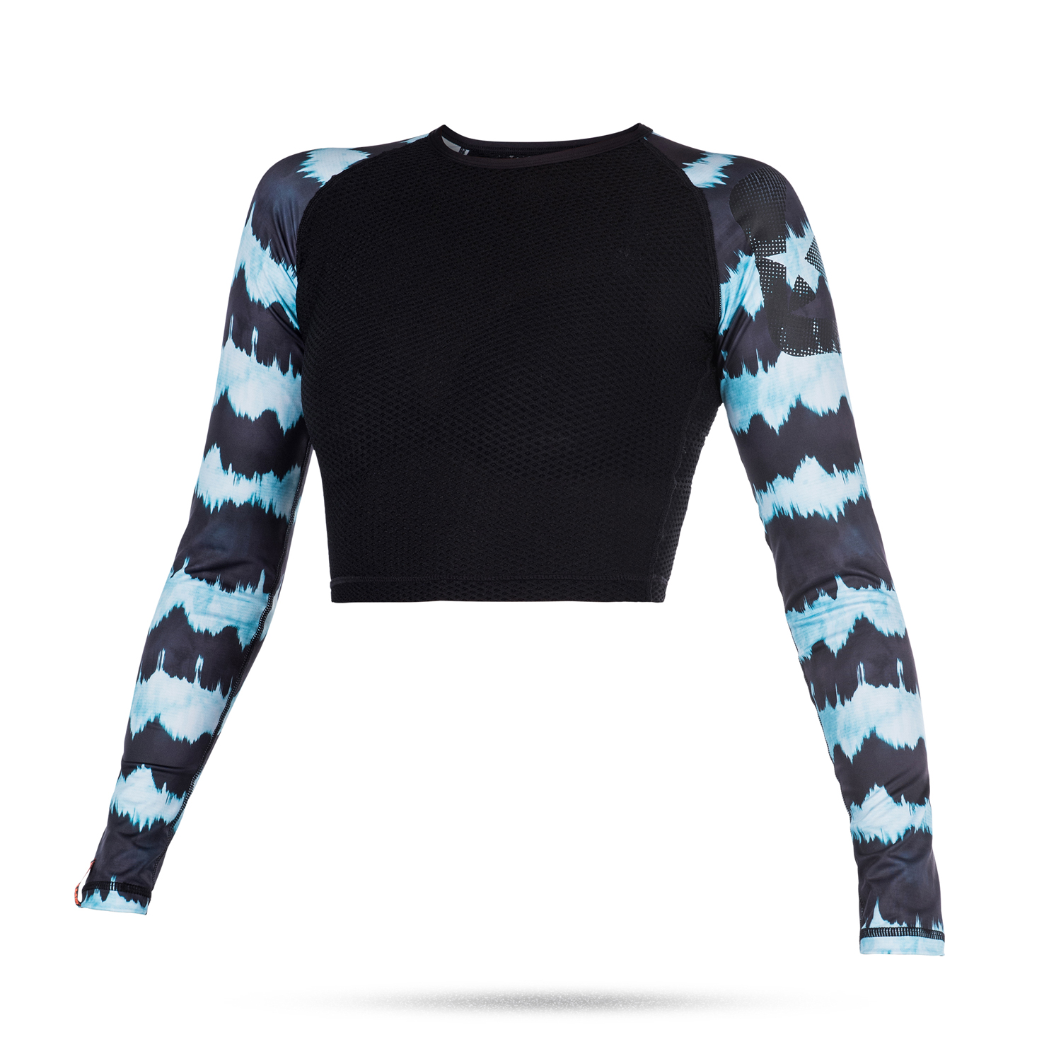 Mystic Sup Dazzled Femme Manches Longues Rash Vest Croptop - Monnaie