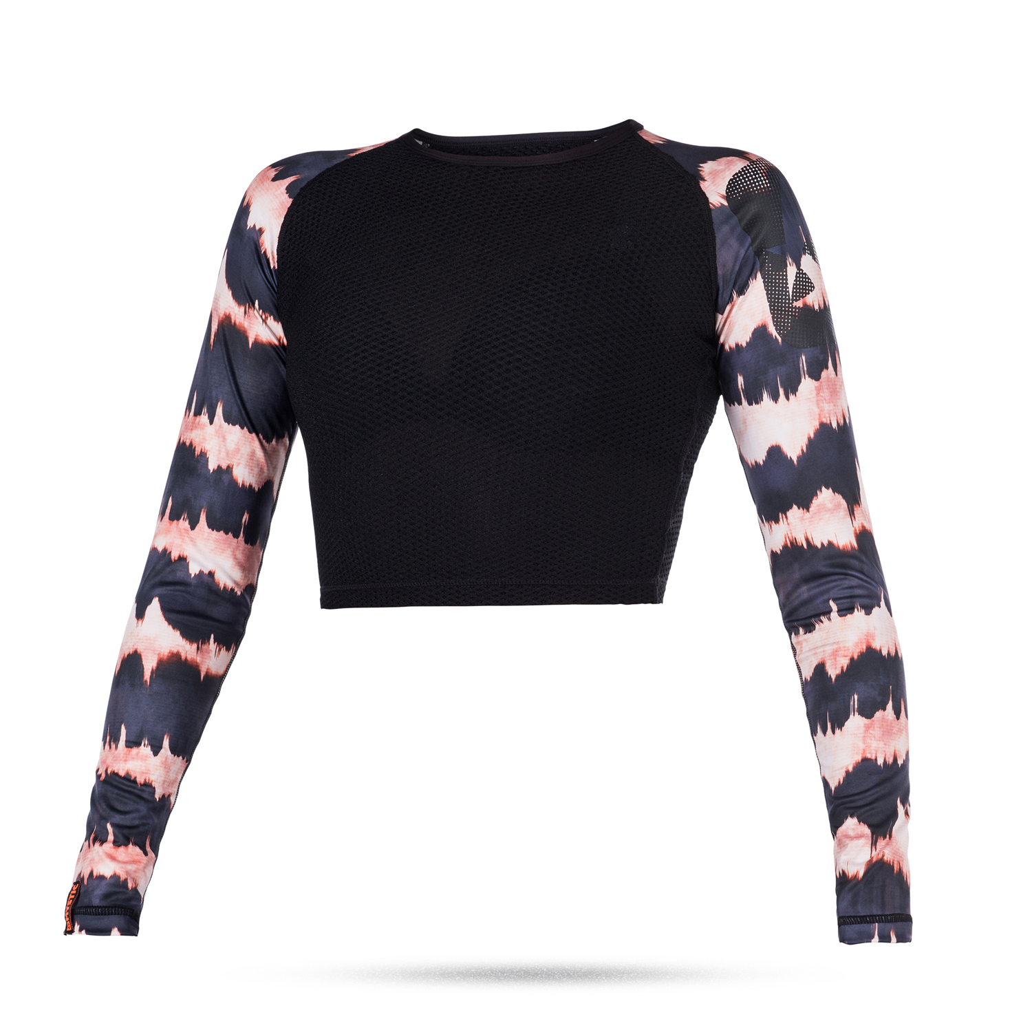 Mystic Sup Dazzled Femme Manches Longues Rash Vest Croptop - Rose
