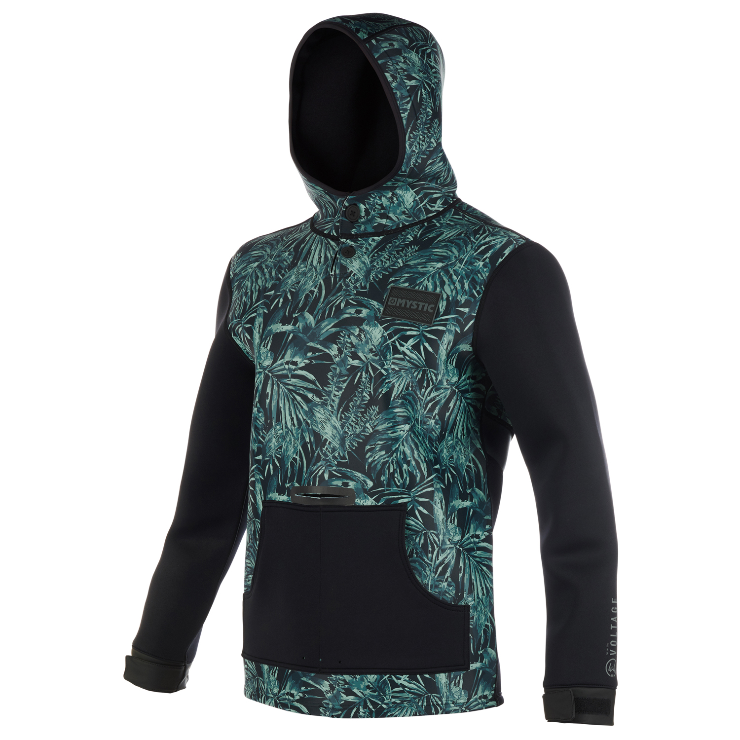 Sweat À Capuche En Néoprène Sweat Mystic Voltage - Vert Allover