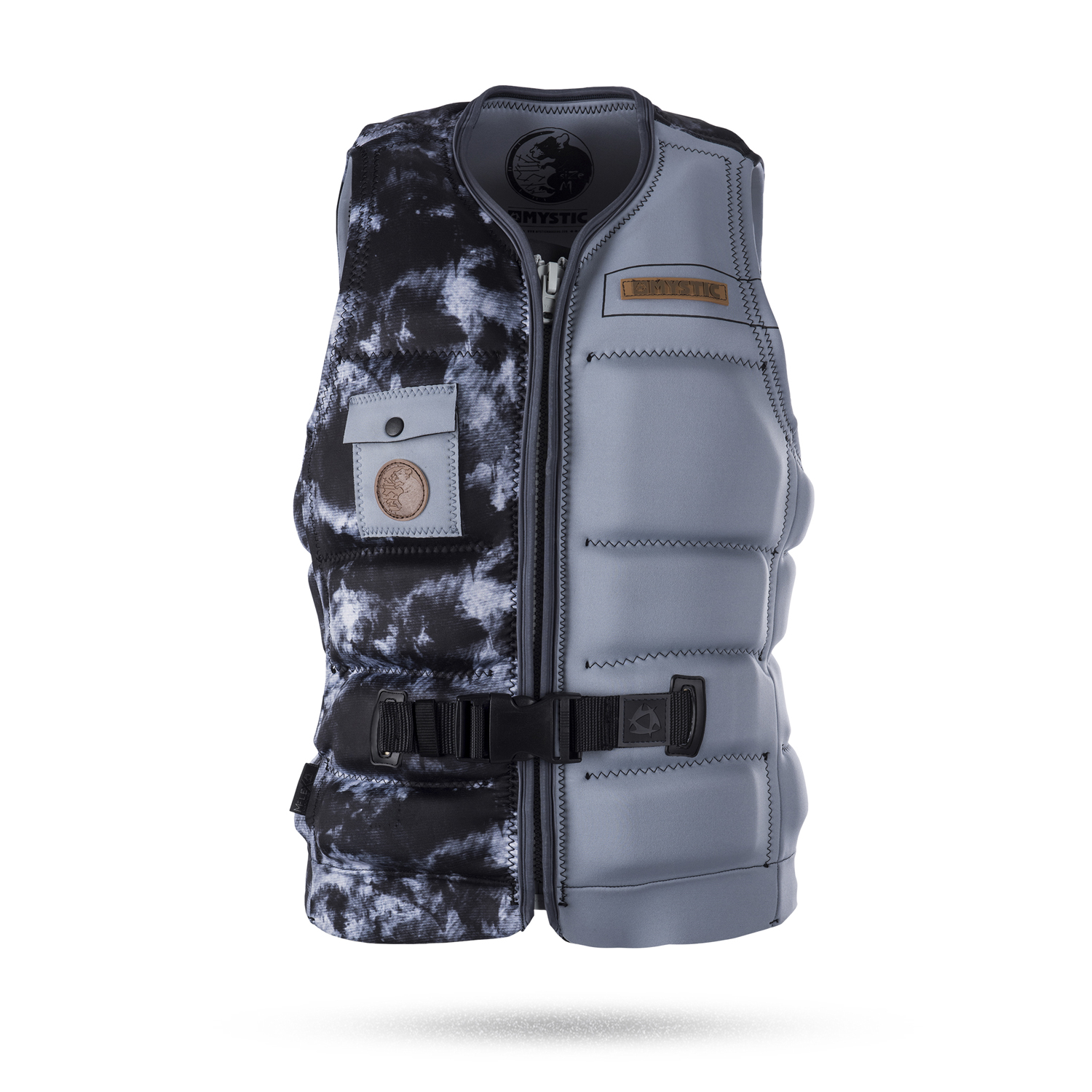 Rats Mystic Câble Front-Zip Impact Vest - Noir