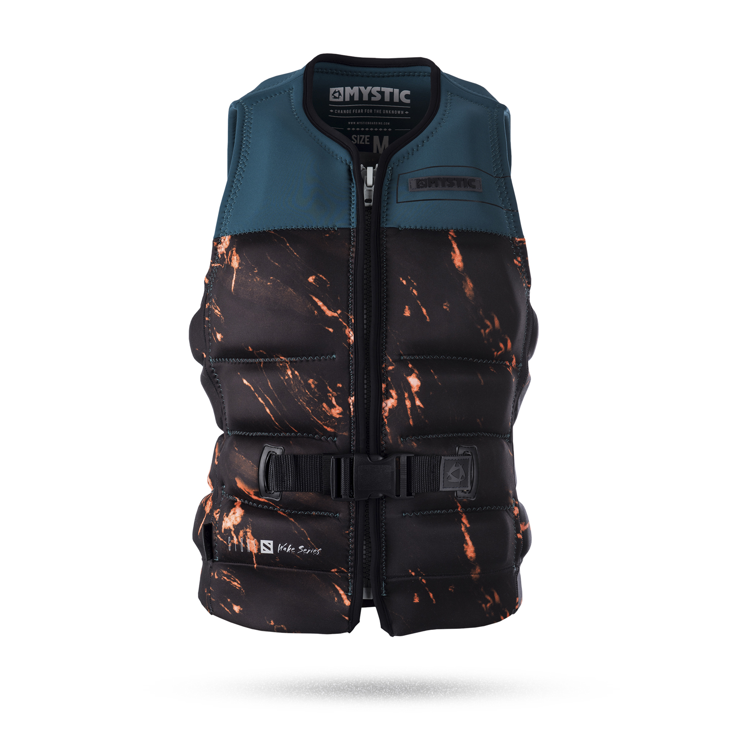 Mystic Pierre Front-Zip Impact Vest - Orange