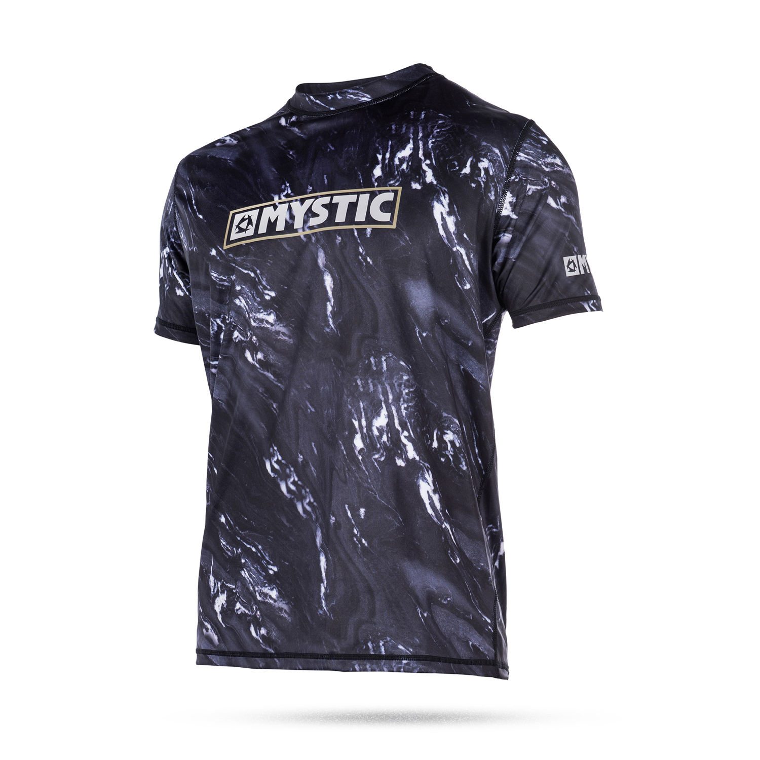 Mystic Pierre À Manches Courtes Loosefit Rash Vest - Noir