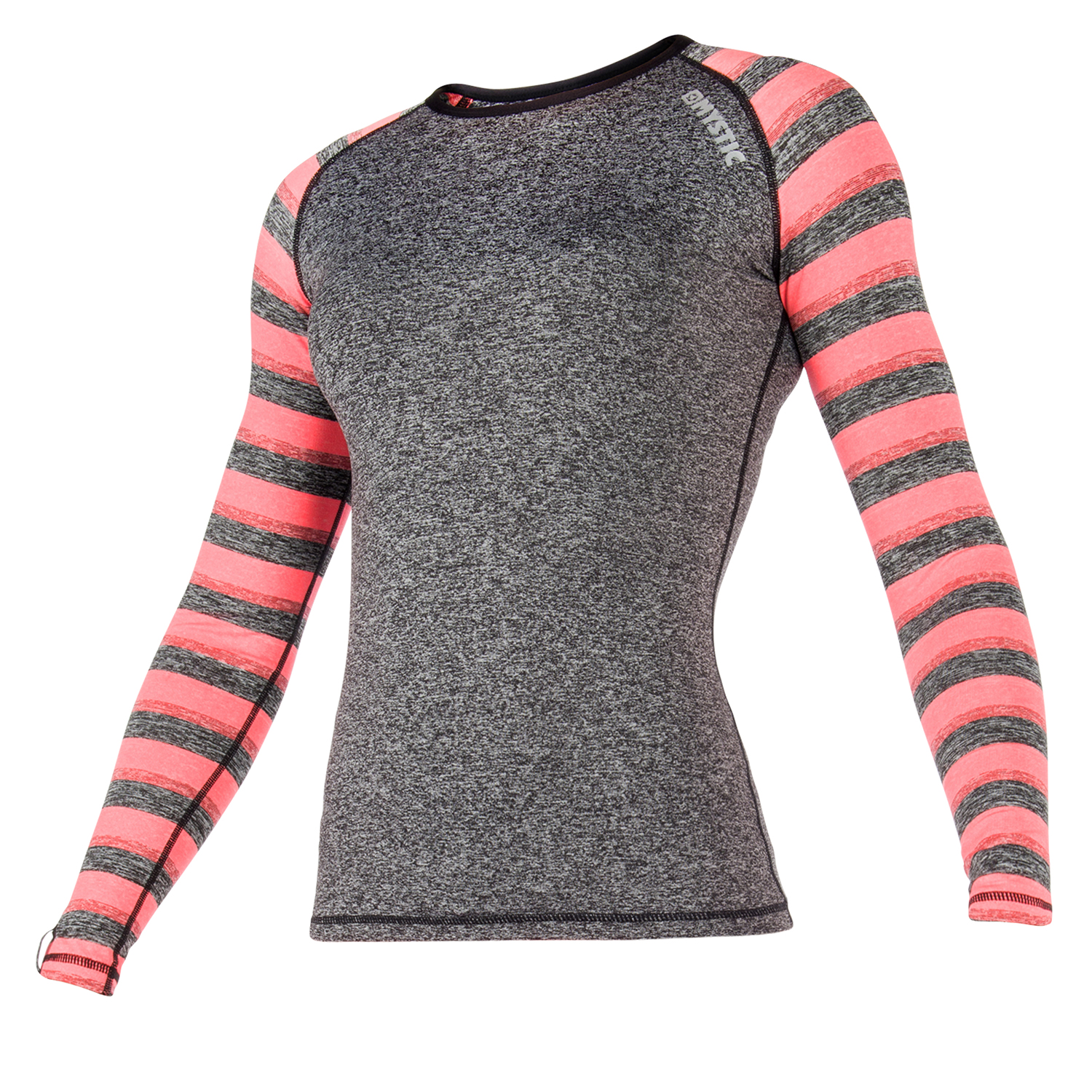 Mystic Femmes Dazzled Longsleeve Rash Vest - Corail