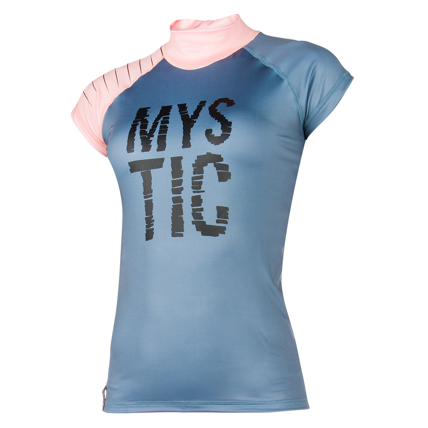 Mystic Femmes Dutchess Shortsleeve Rash Vest - Étain