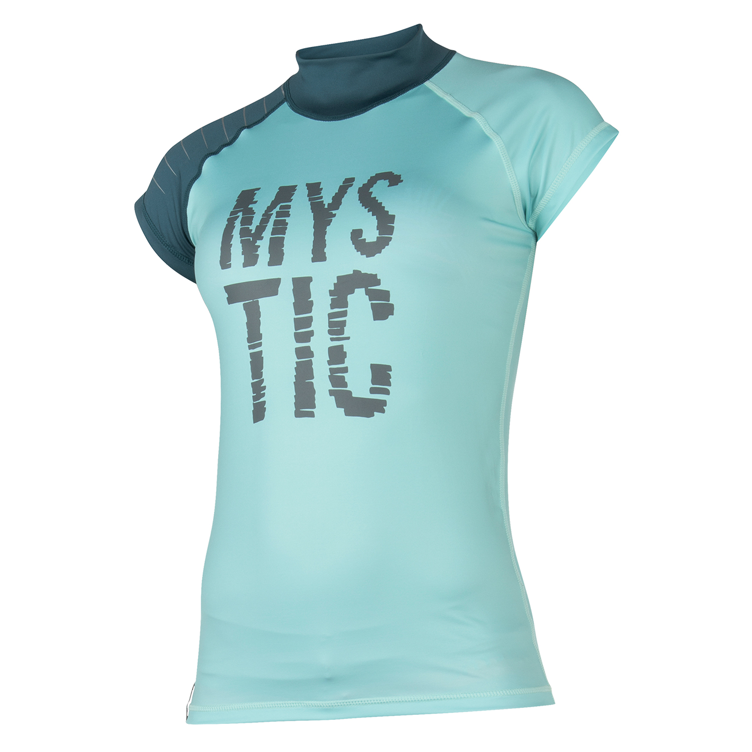 Mystic Femmes Dutchess Shortsleeve Rash Vest - Sarcelle