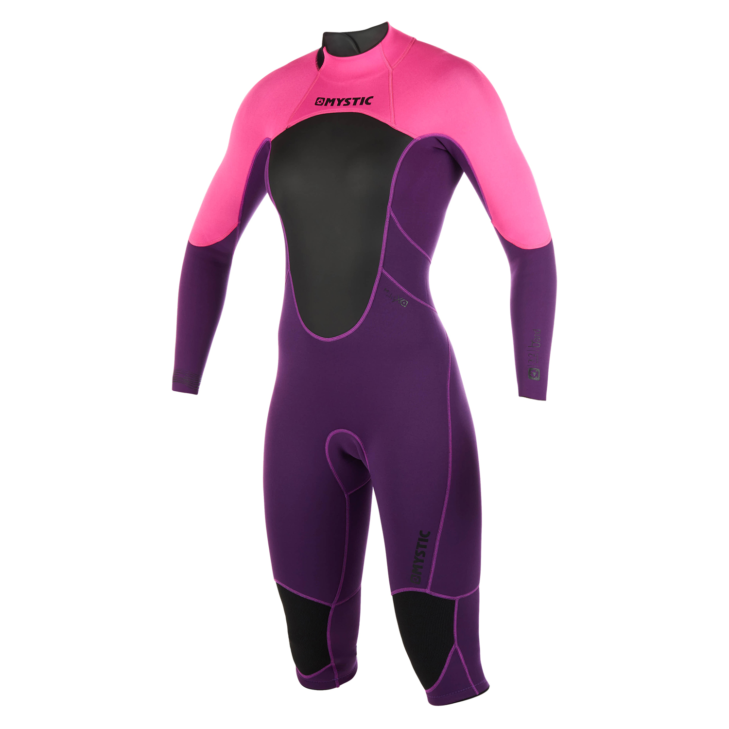 Mystic Womens Brand 3 / 2Mm Backzip Longarm Shortleg Combinaison - Pourpre